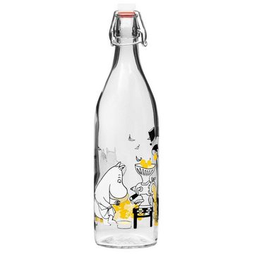 Muurla Kindergeschirr-Set Glasflasche Mumins Moomin Fruits (1,0 L)