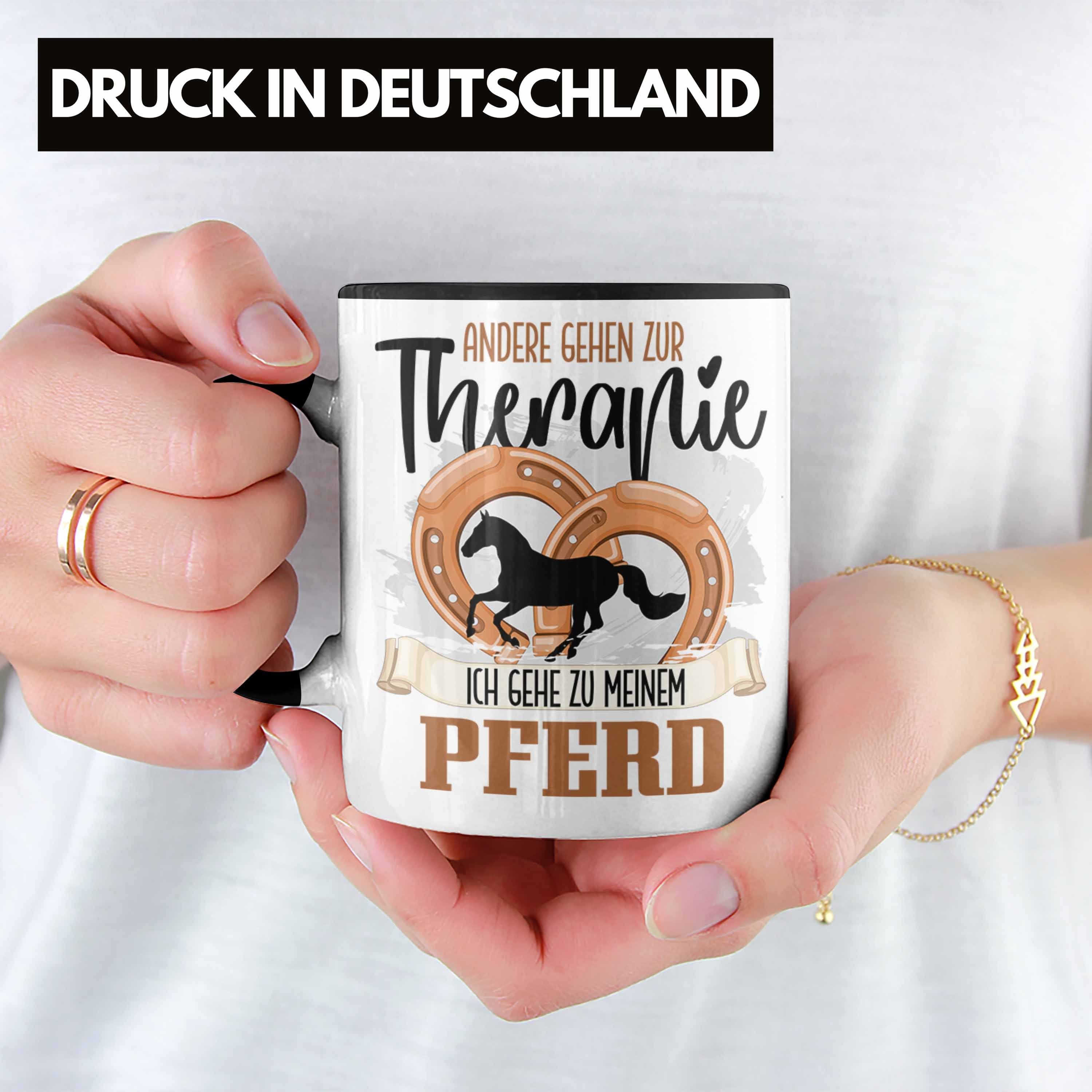 Trendation Tasse Pferde Trendation Tasse Andere Schwarz für - Spruch Reiterin Geschenk Lustiger
