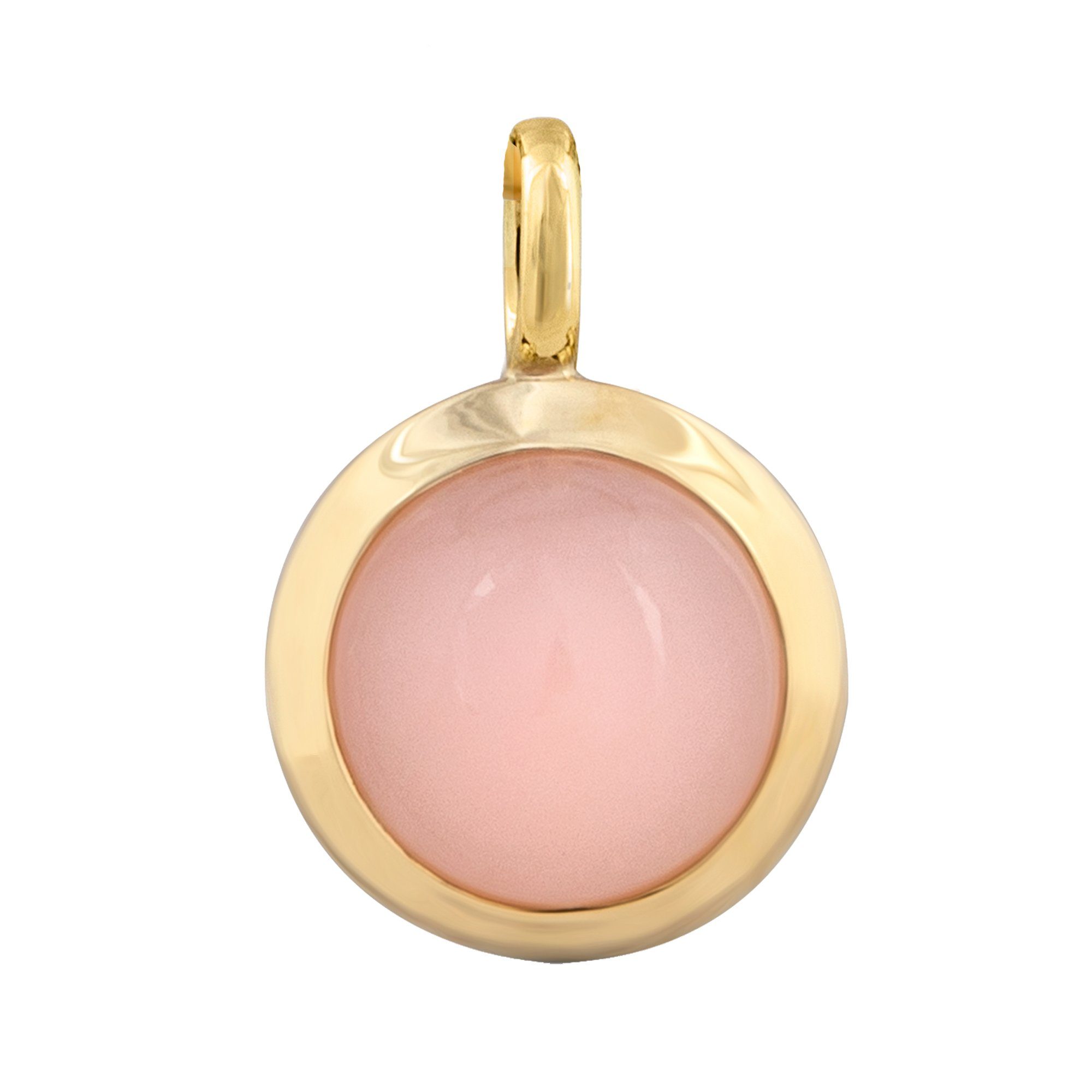 mit Kettenanhänger Orolino Gold echtem 585 pinken Opal