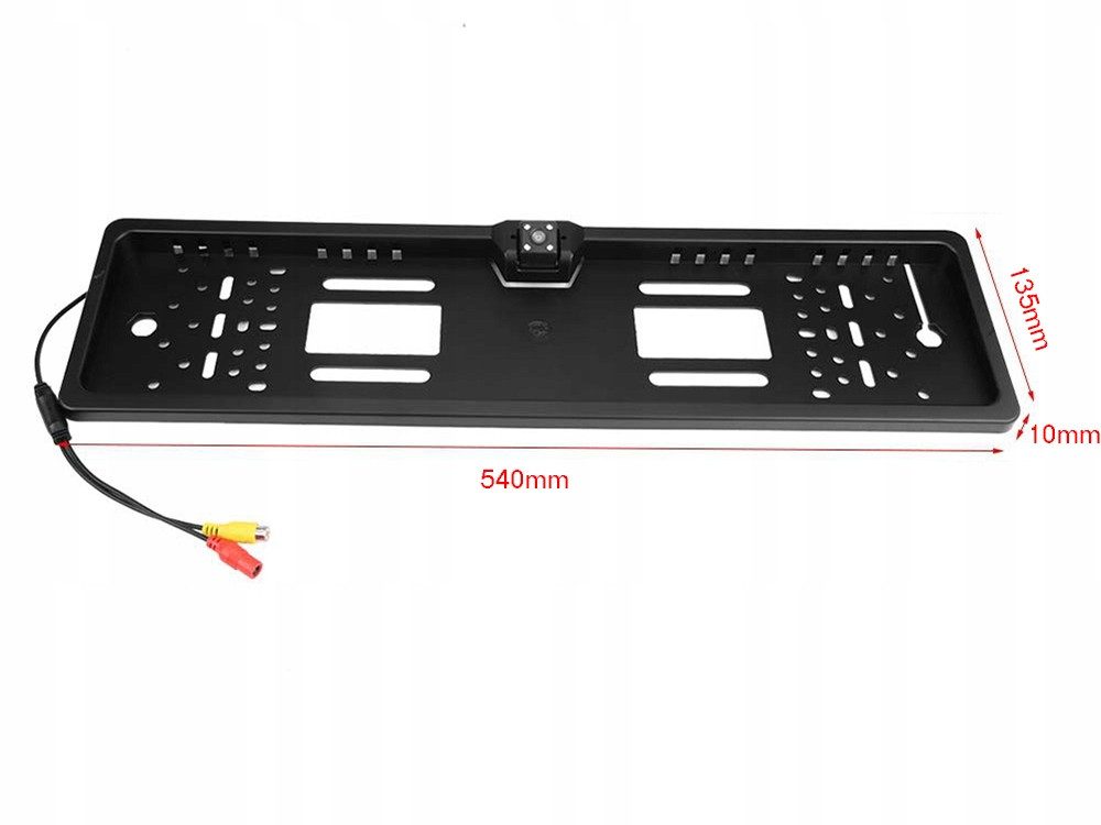 VERK GROUP 170° IR LED Rückfahrkamera Kennzeichenhalter Einparkhilfe IP68 Rückfahrkamera (170° Weitwinkel, IR-Nachtsicht)