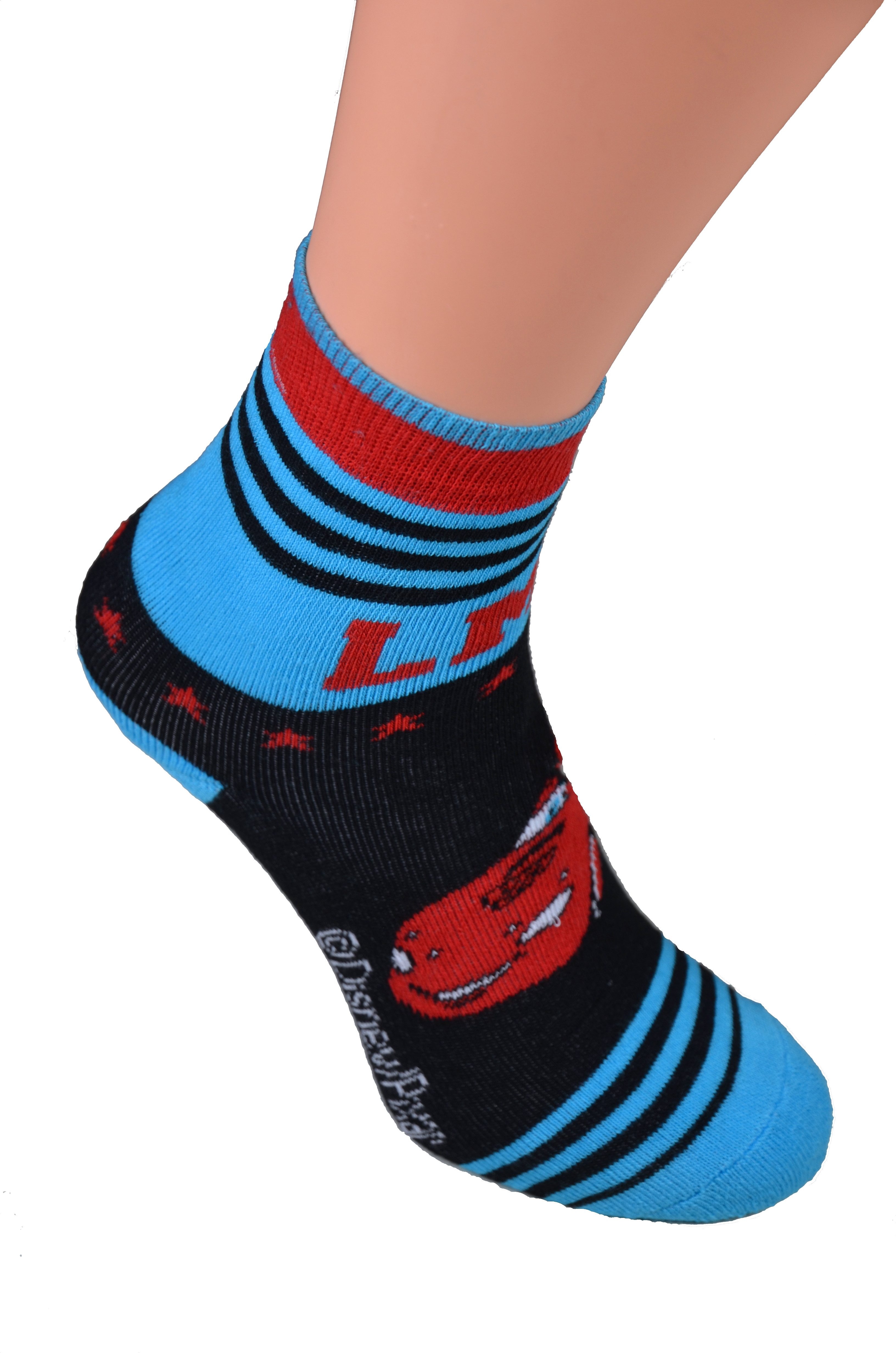 Disney Cars ABS-Socken Cars ABS Anti Rutsch Socken Jungen Socken mit Noppen Lightning McQueen (2-Paar) schön warm, rutschfest, ABS Noppen