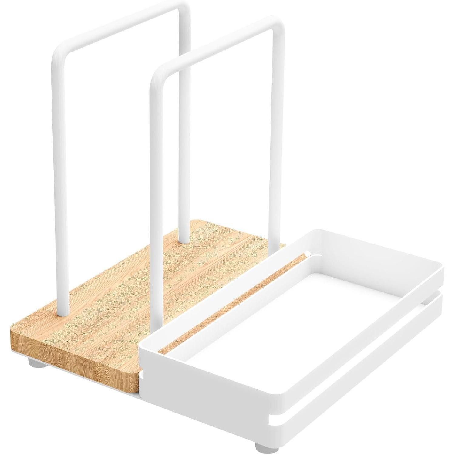 STWWO Serviettenhalter Serviettenhalter Weiß Metall Holz Tisch Küchenzubehör Dekorieren