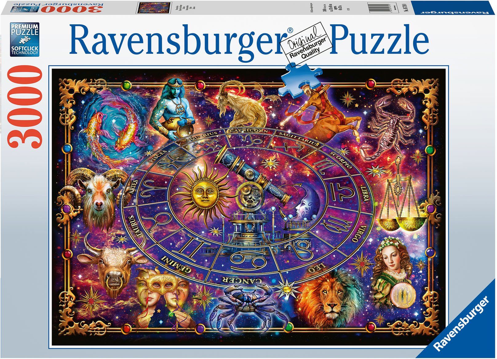 Ravensburger Puzzle Sternzeichen, 3000 Puzzleteile, Made in Germany, FSC® - schützt Wald - weltweit