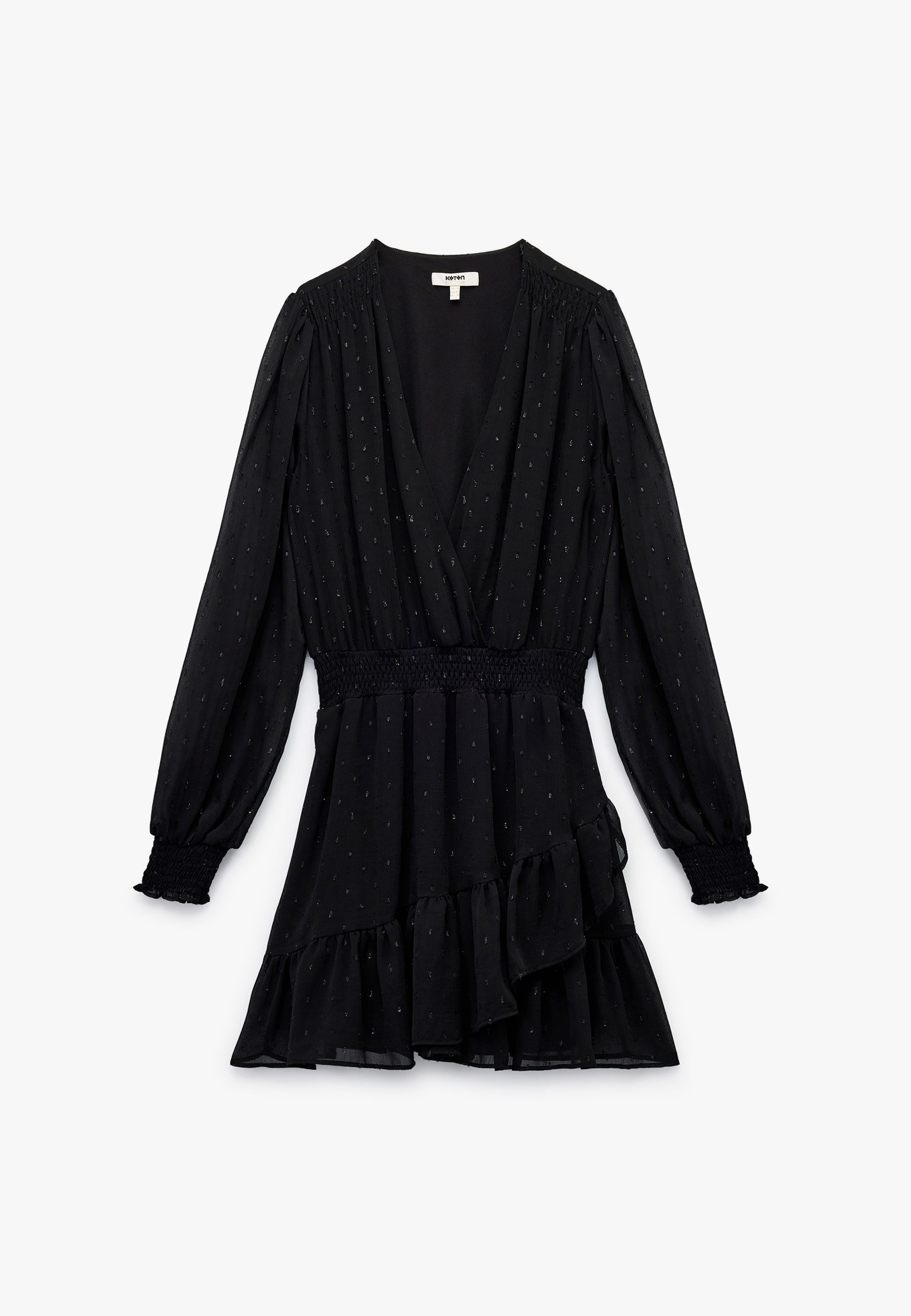 Koton Badekleid Mit Rüschen Verziert Asymmetrisch Minikleid