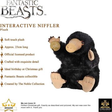 The Noble Collection Sammelfigur Fantastische Tierwesen Plüschtier Niffler 23cm, offiziell lizensiertes Merchandise