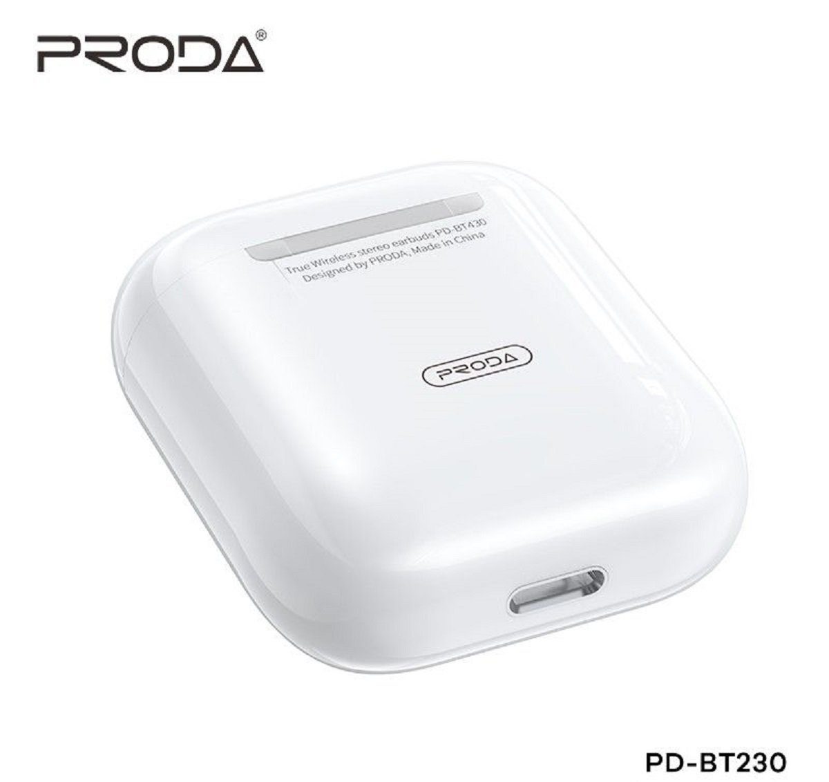 Touch-Funktion, Ergonomisches des Remax 5.3 Proda Ohrhörer Bluetooth, Bluetooth-Kopfhörer Bluetooth Kopfhörer BT230 In-Ear Batterieanzeige Popup-Fensters, (Touch-Funktion, Design)