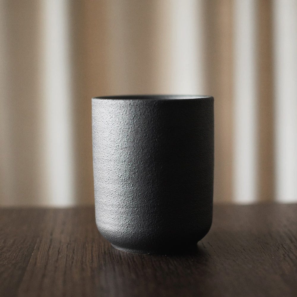 dbkd Dekoobjekt Duftkerze Burn - schwarz