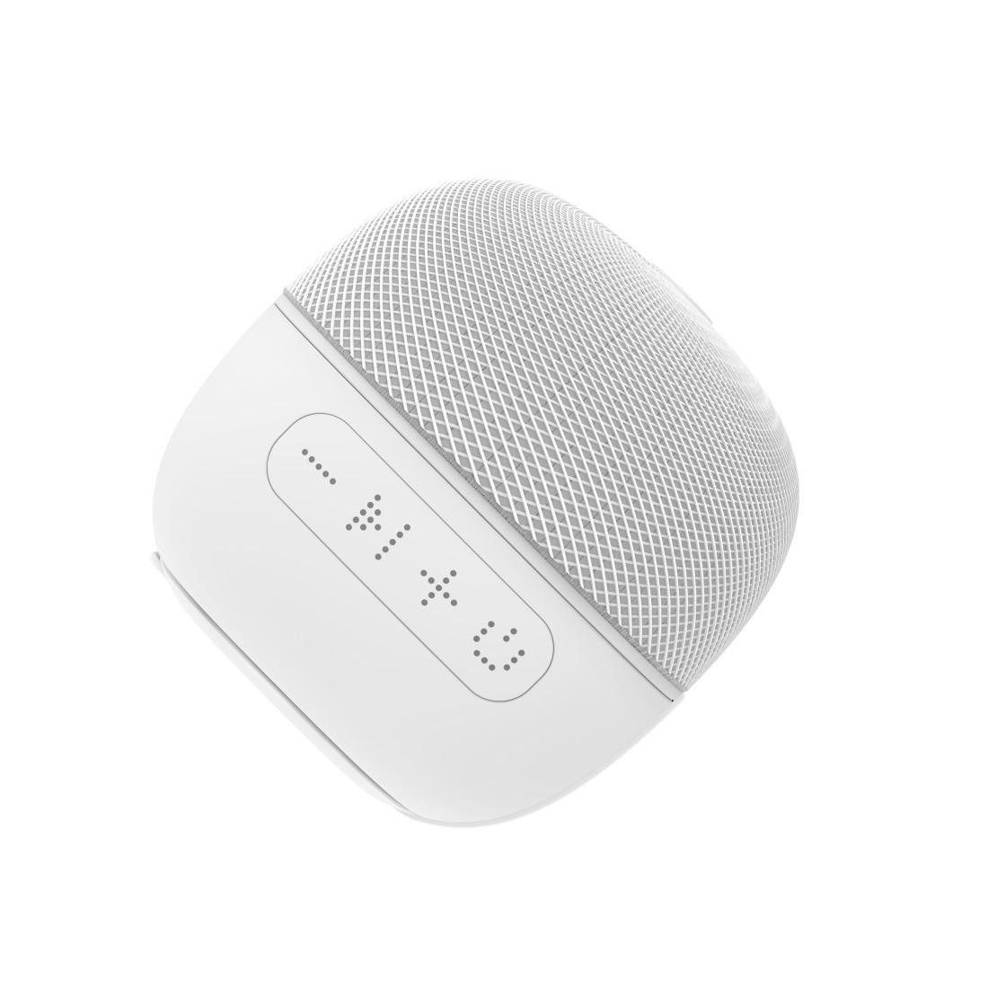 Hama Cube 2.0 weiß Bluetooth-Lautsprecher (Bluetooth, A2DP Bluetooth, AVRCP Bluetooth, HFP, 4 W, Musikgenuss überall und jederzeit)