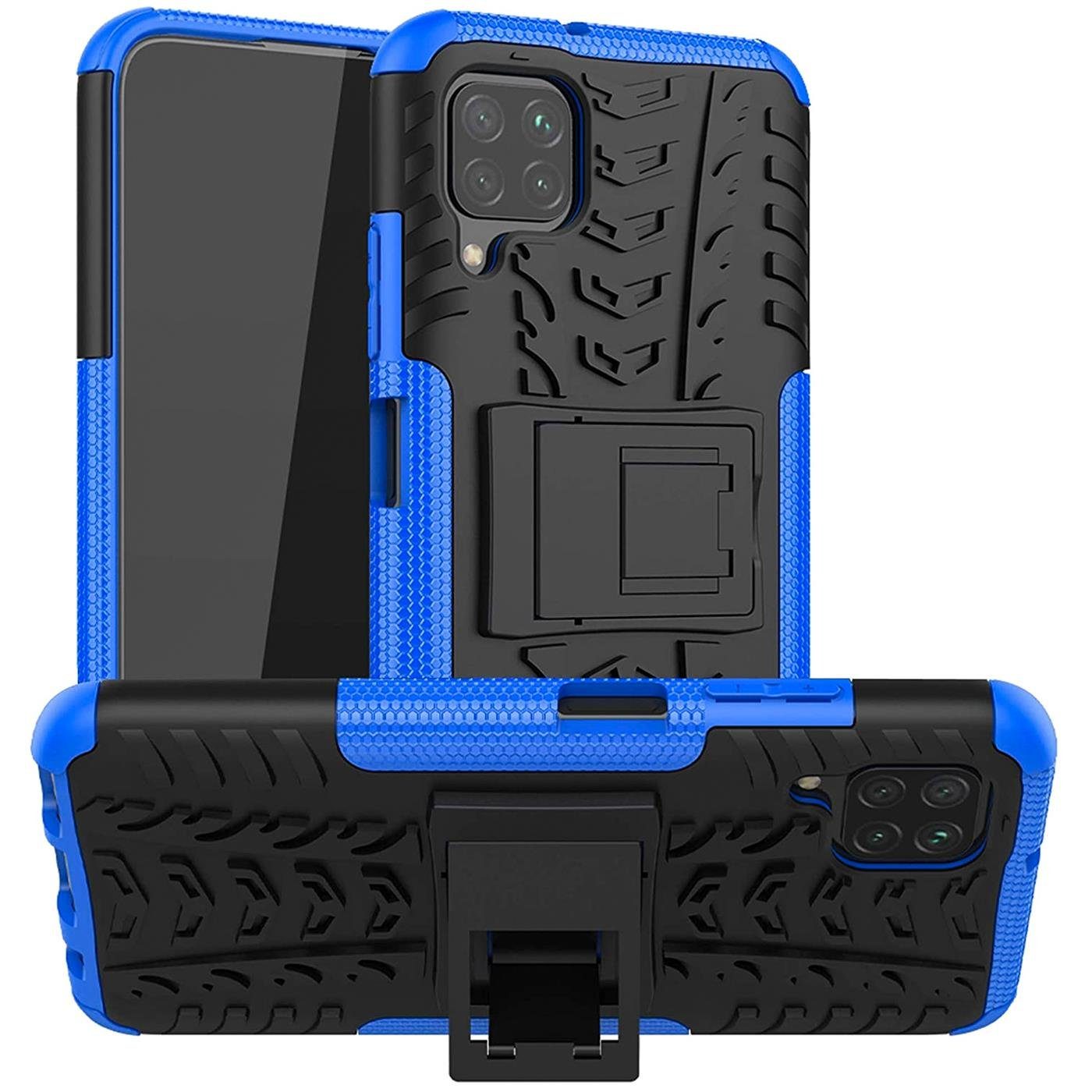CoolGadget Handyhülle Outdoor Case Hybrid Cover für Samsung Galaxy A12 / M12 6,5 Zoll, Schutzhülle robust Handy Case für Samsung A12, Samsung M12 Hülle