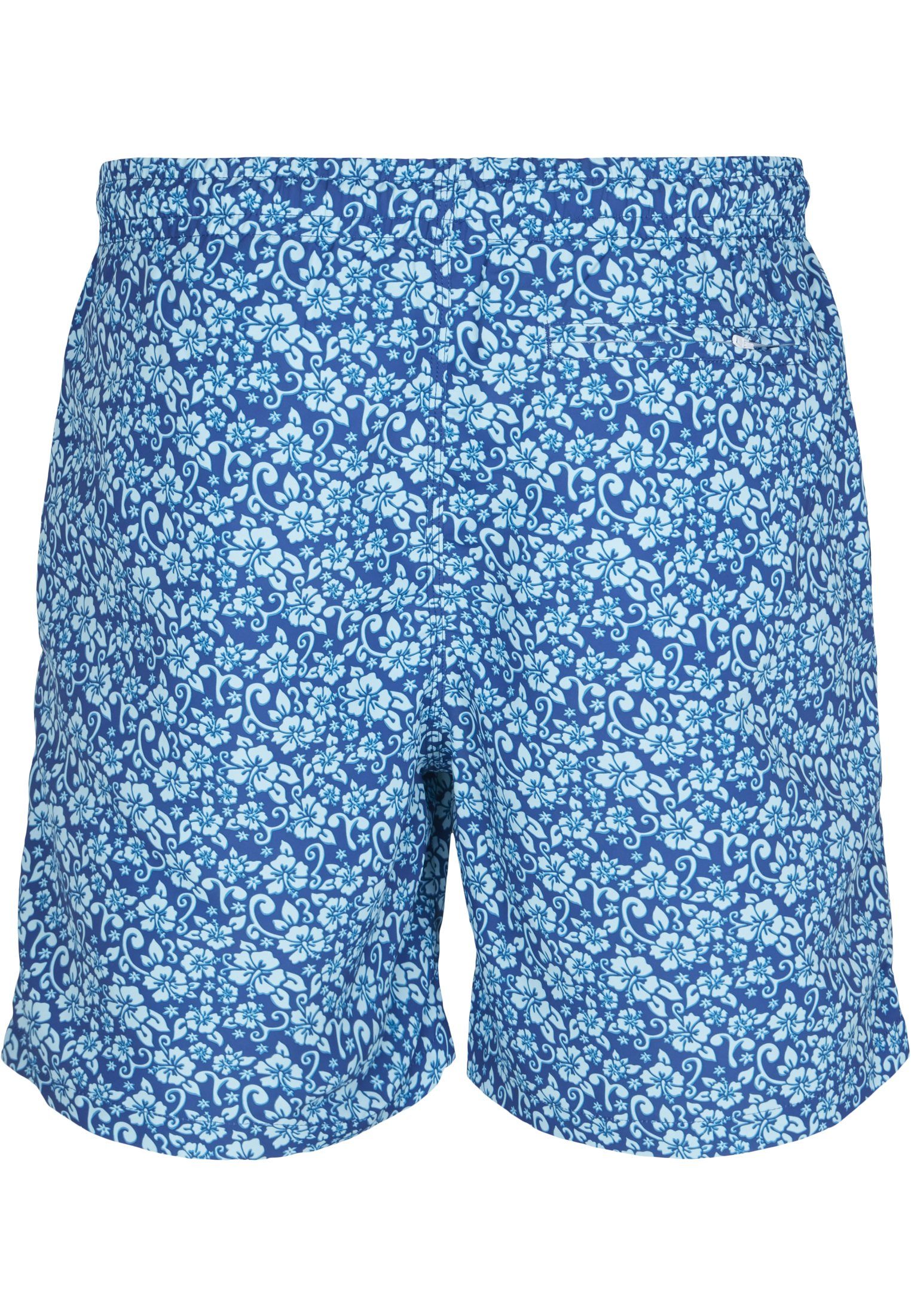 URBAN CLASSICS Floral Shorts navy Swim Herren Badeshorts