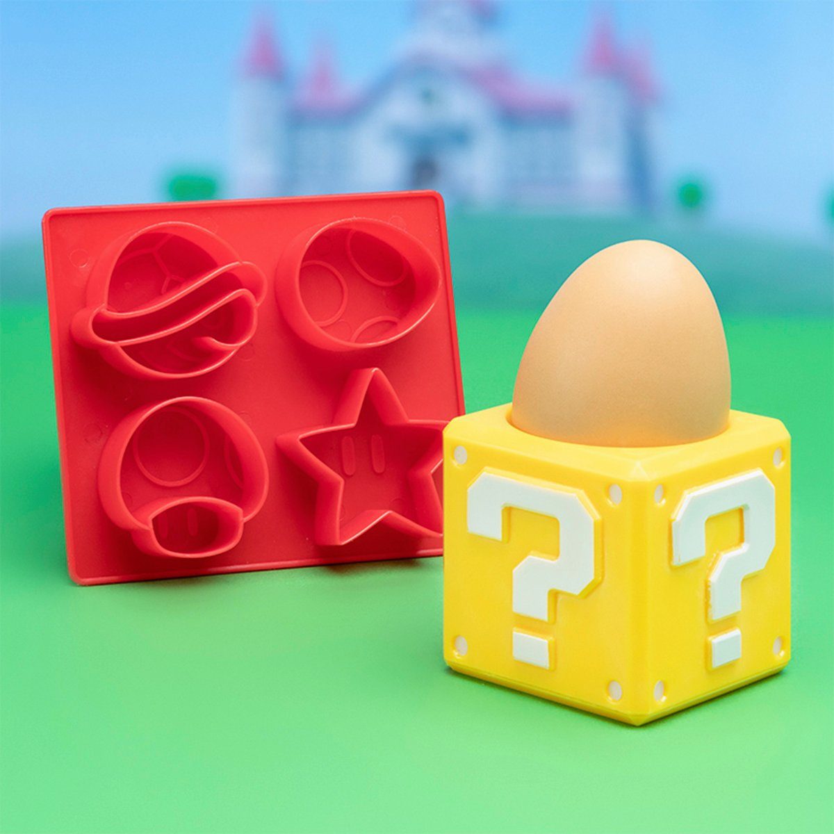 und Toastschneider Eierbecher Paladone Super Backform Mario