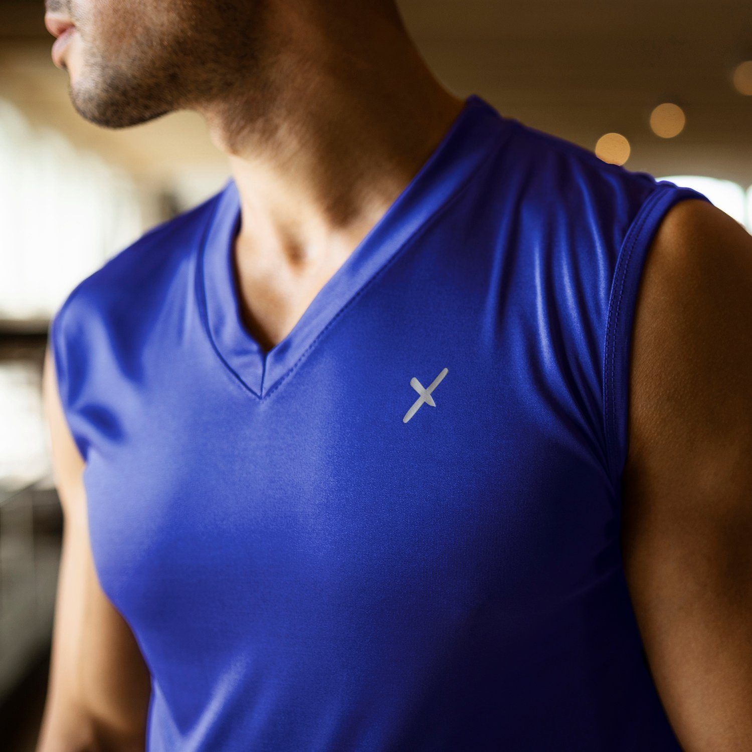 CFLEX Trainingsshirt Herren Sport Shirt Fitness Muscle-Shirt