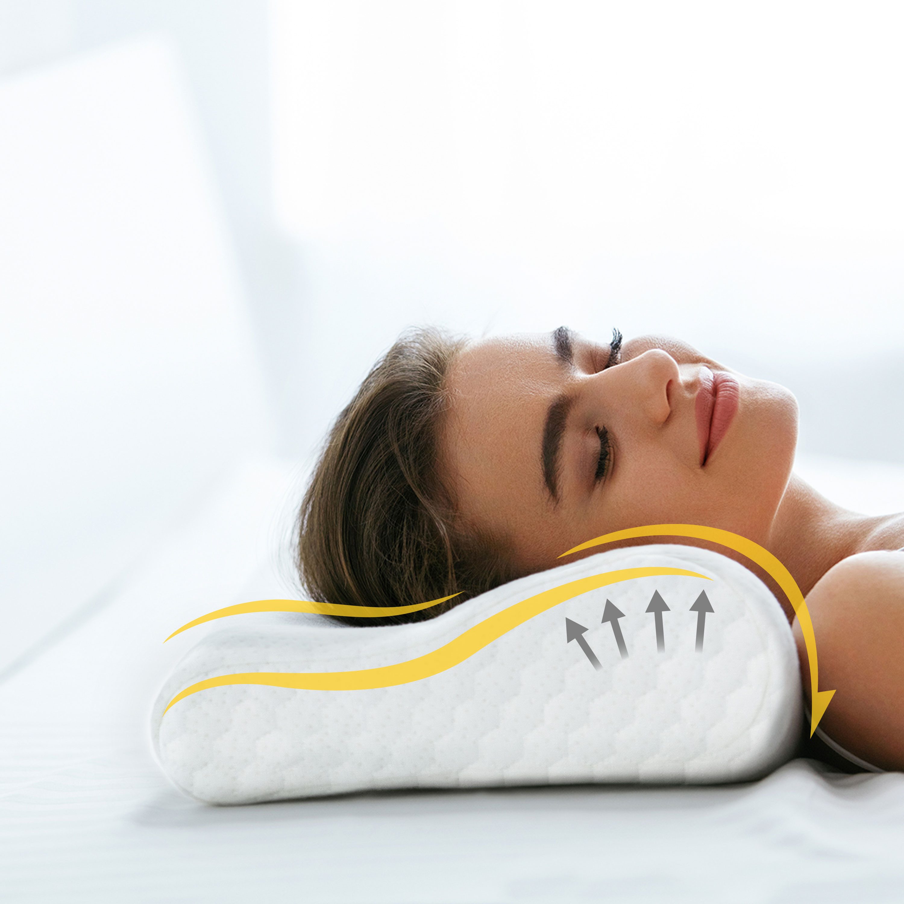 Träumschön Nackenkissen Orthopädisches Nackenstützkissen - Visko Mineralsch günstig online kaufen