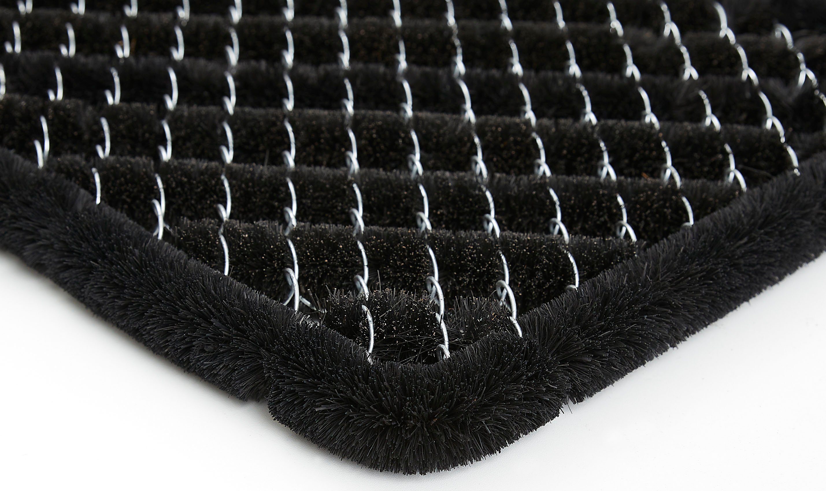 Andiamo Fußmatte Kokos Drahtgitter, rechteckig, Höhe: 30 mm, Schmutzfangmatte, robust & strapazierfähig, In- und Outdoor geeignet – Bild 5 von 5