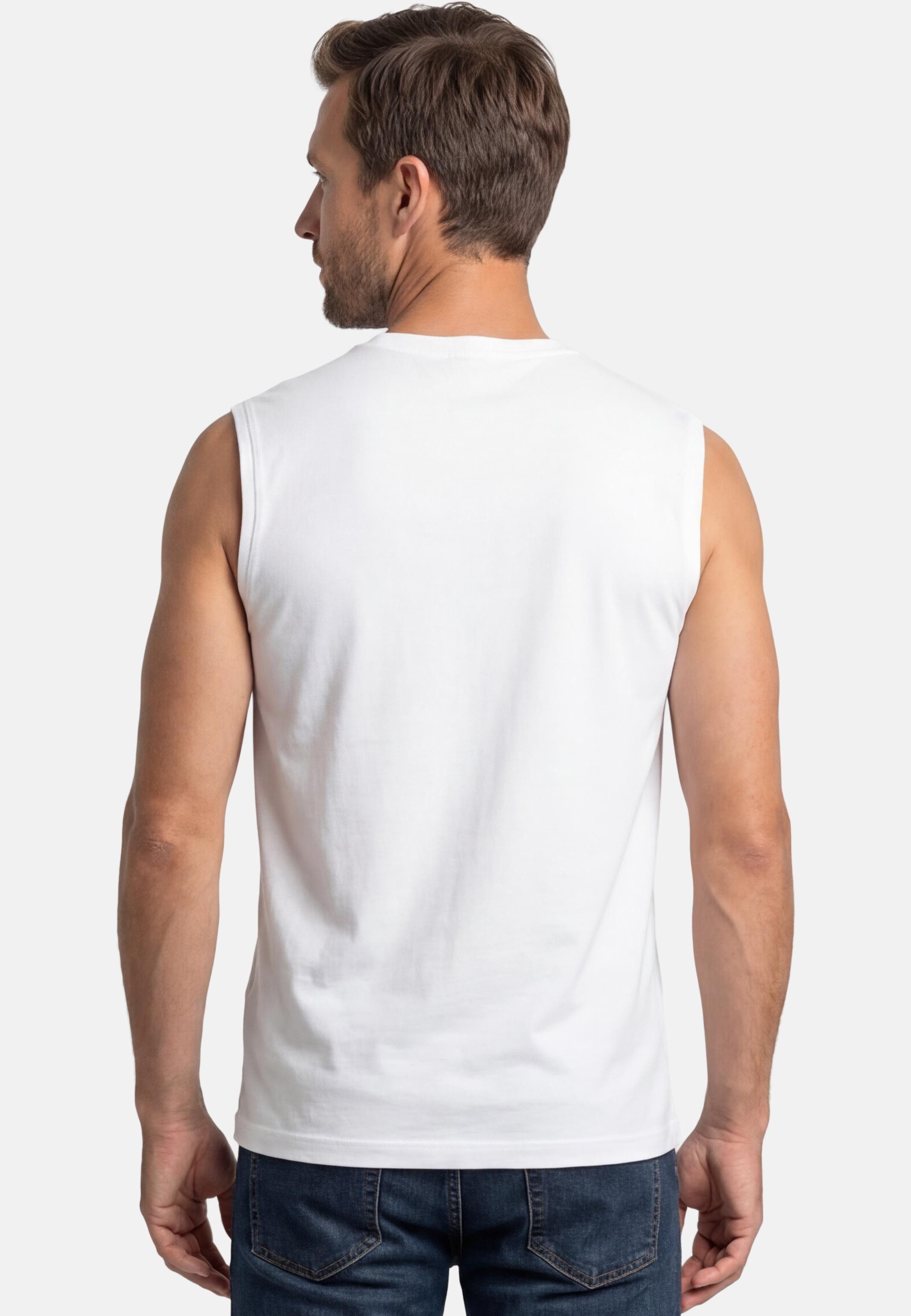 RAGMAN Unterhemd 2er Pack Basic (Spar-Set, 2-St) Unterhemd / Tanktop - Baumwolle - Atmungsaktiv