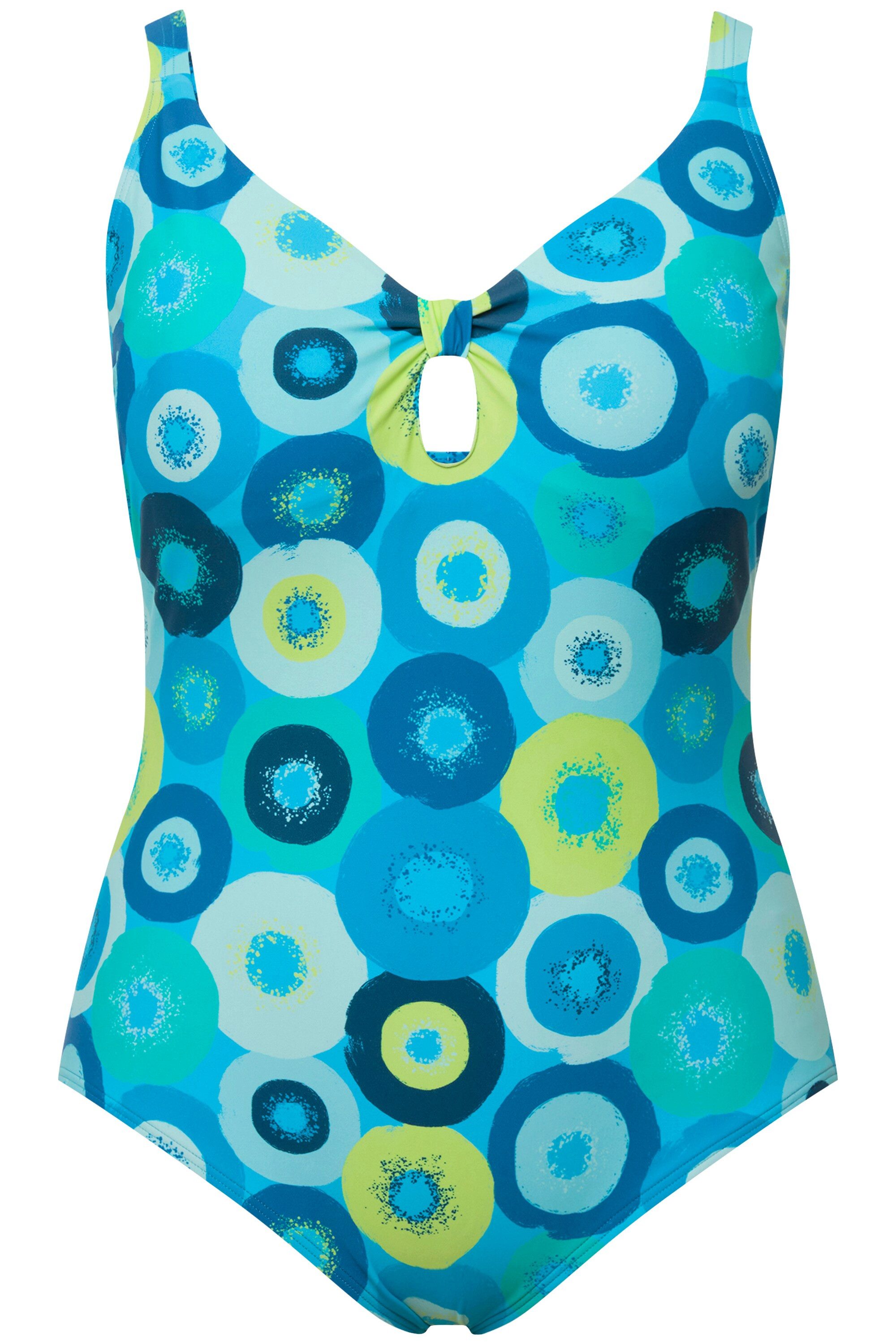 Ulla Popken Badeanzug Badeanzug Kreise Softcups günstig online kaufen