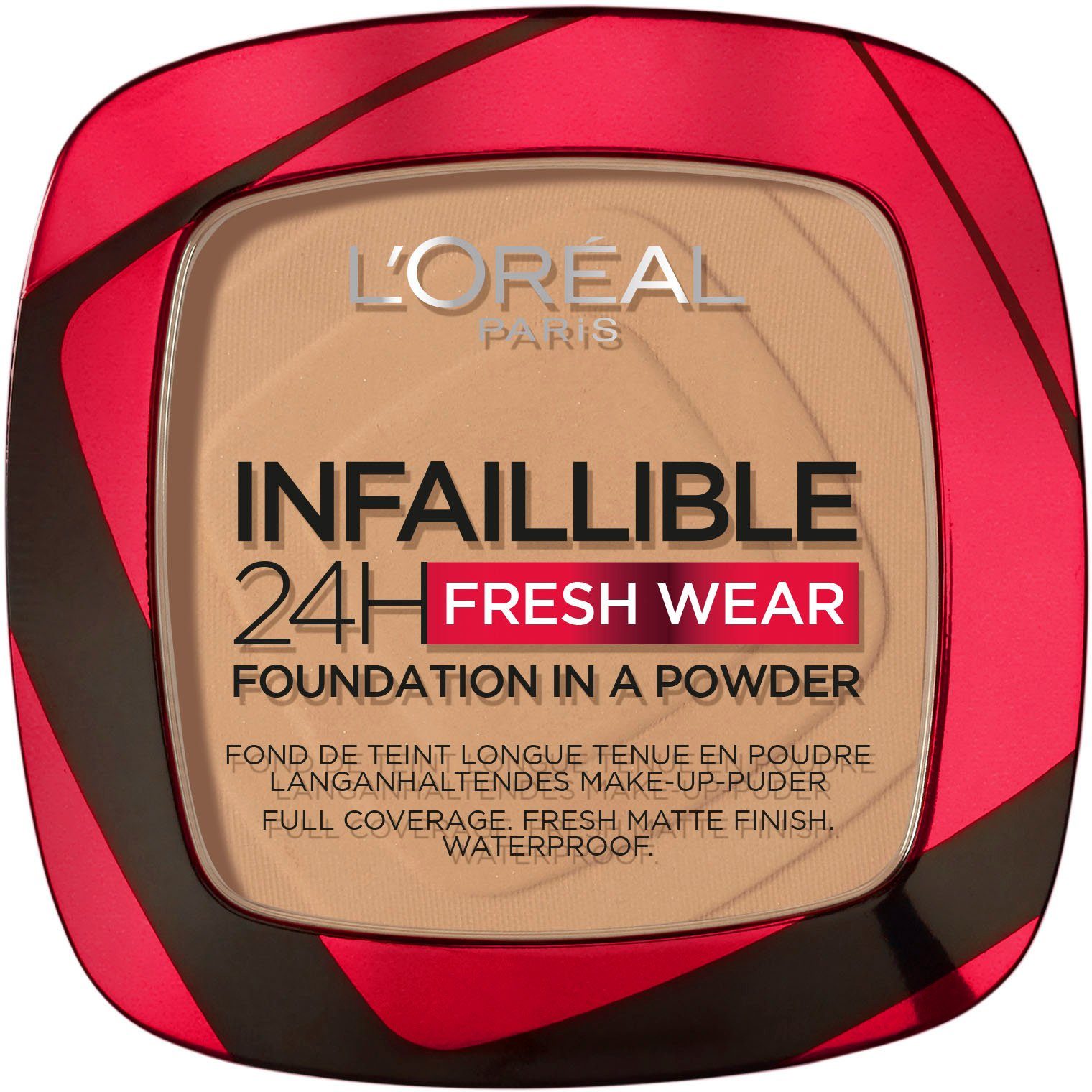 L'ORÉAL PARIS Puder Infaillible 24H Fresh Wear, mit langanhaltender Formel