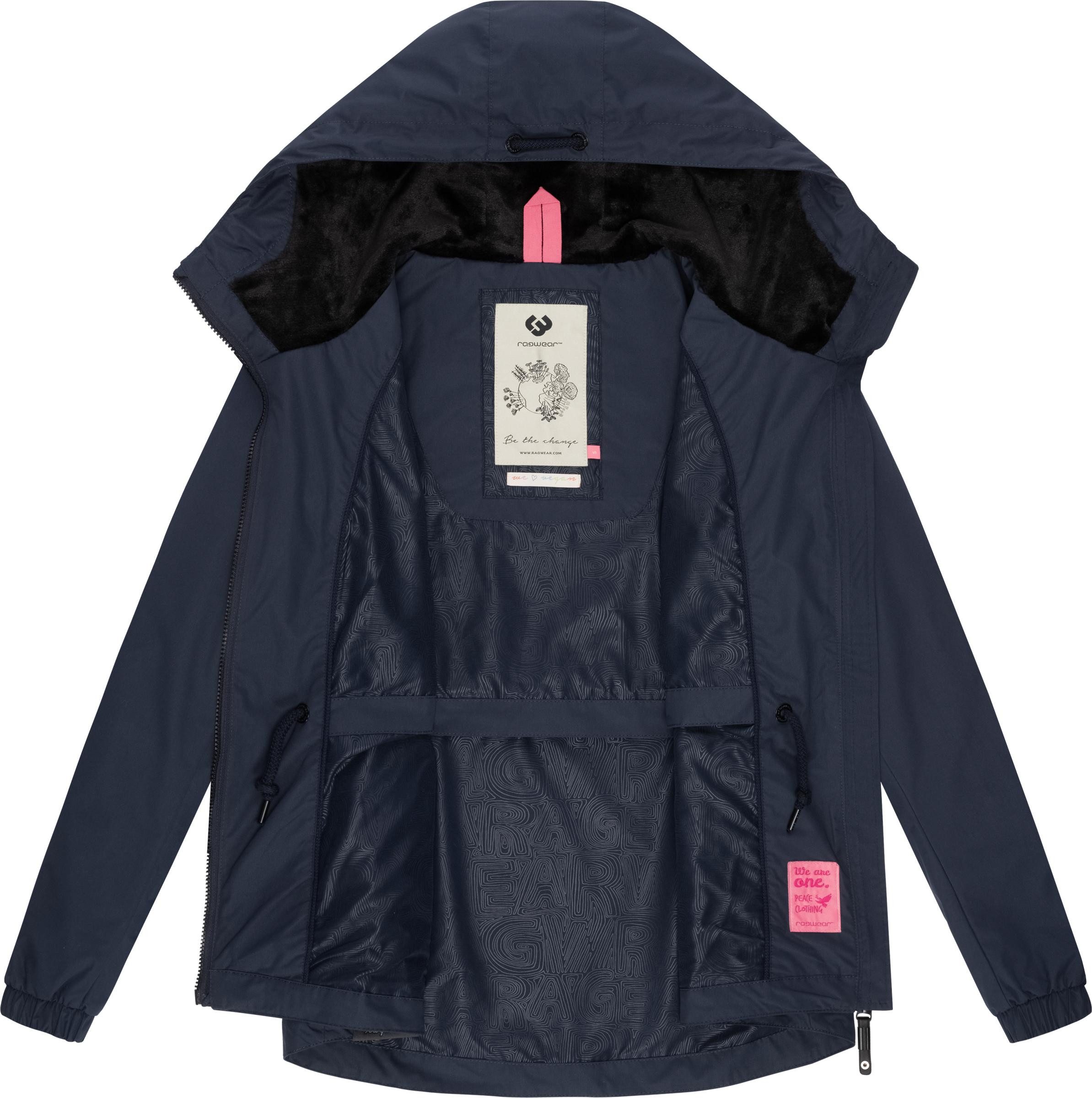 Ragwear Outdoorjacke Danka Wasserdichte Übergangsjacke mit großer Kapuze – Bild 5 von 5