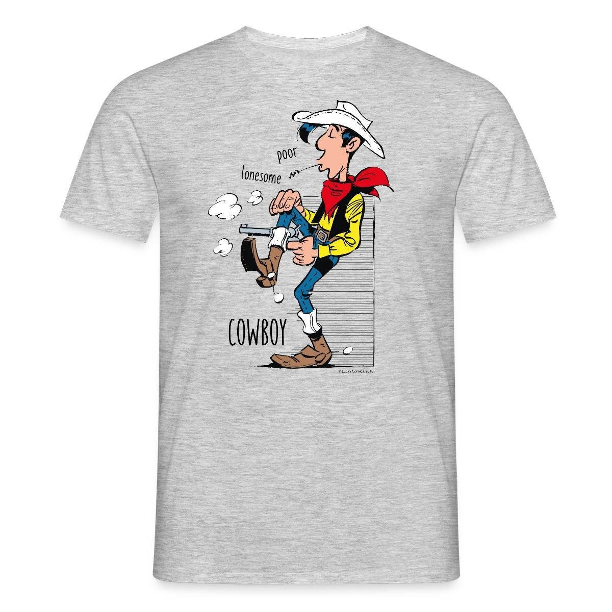 T-Shirt Lucky Luke Poor Lonesome Cowboy Männer T-Shirt