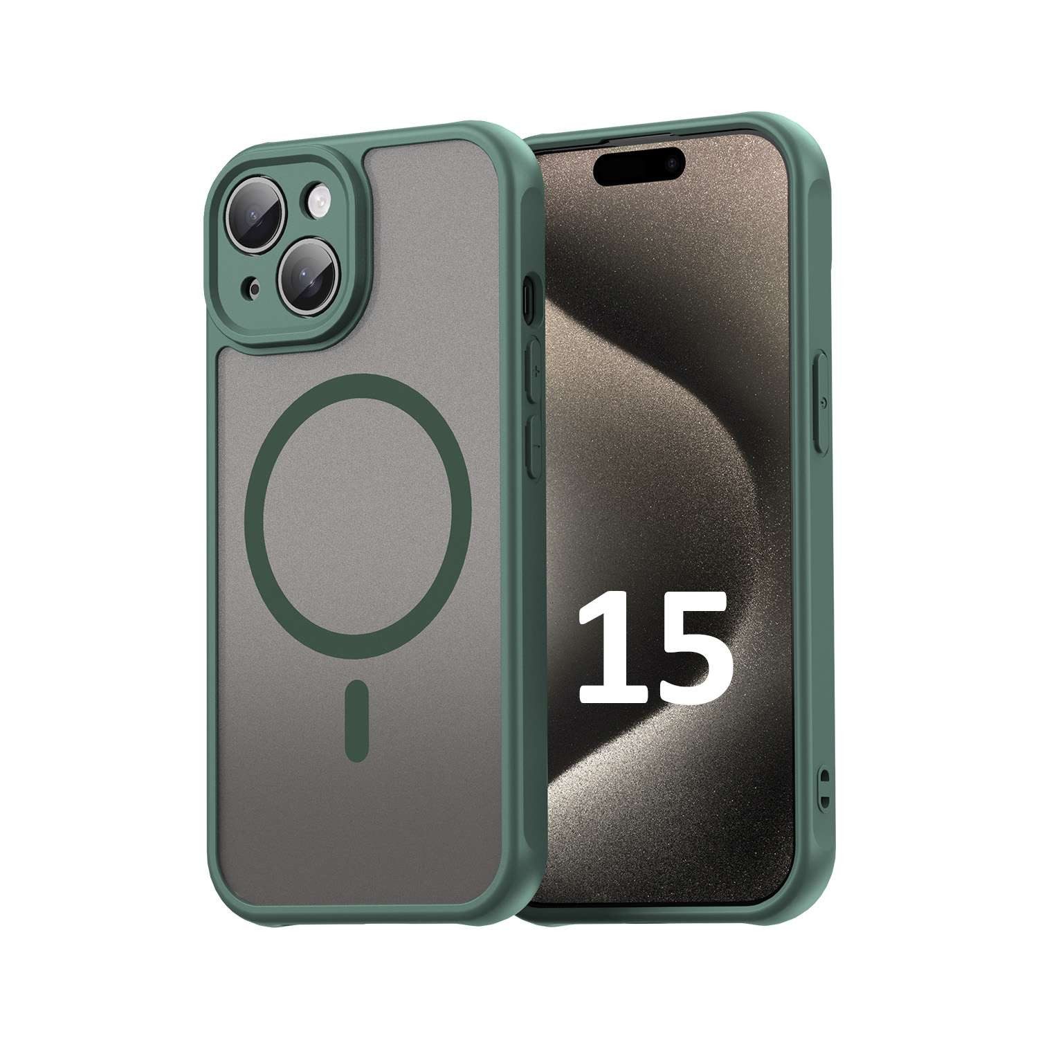 betterfon Handyhülle für Apple iPhone Schutzhülle Case, Magnetisches Laden, mattes Design, kratzfest & stoßfest verarbeitet