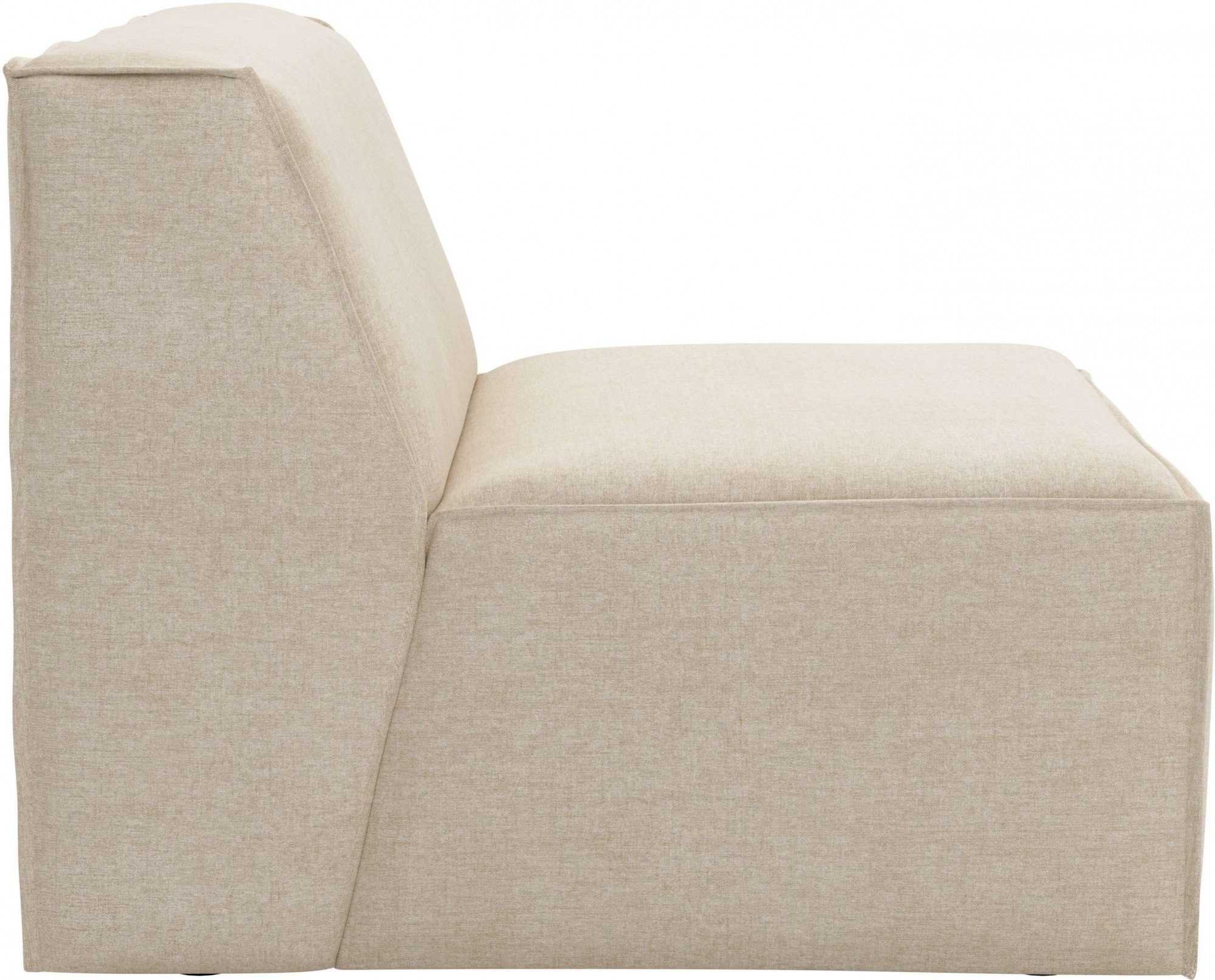 RAUM.ID Sofa-Mittelelement Norvid, modular, Modulen an große natural Taschenfederkern, mit Auswahl