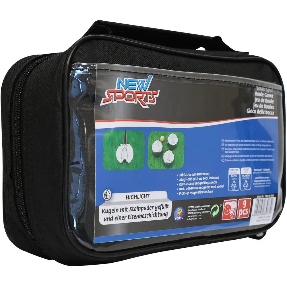 Vedes Greifspielzeug New Sports Boule-Spiel mit Magnetheber