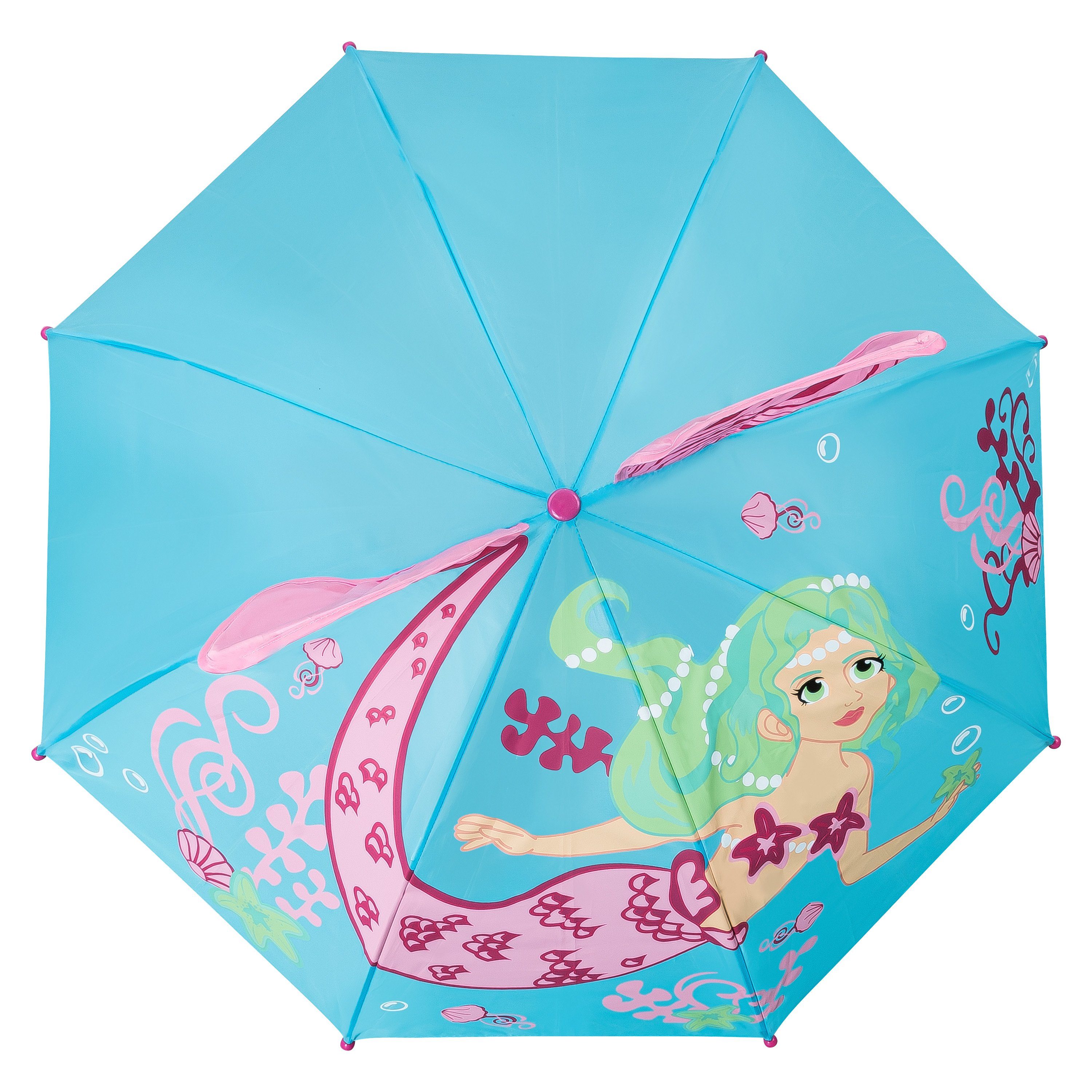 von Lilienfeld Stockregenschirm Kinderschirm Nixe Meerjungfrau Junge Mädchen 8 3D ca. Jahre, bis
