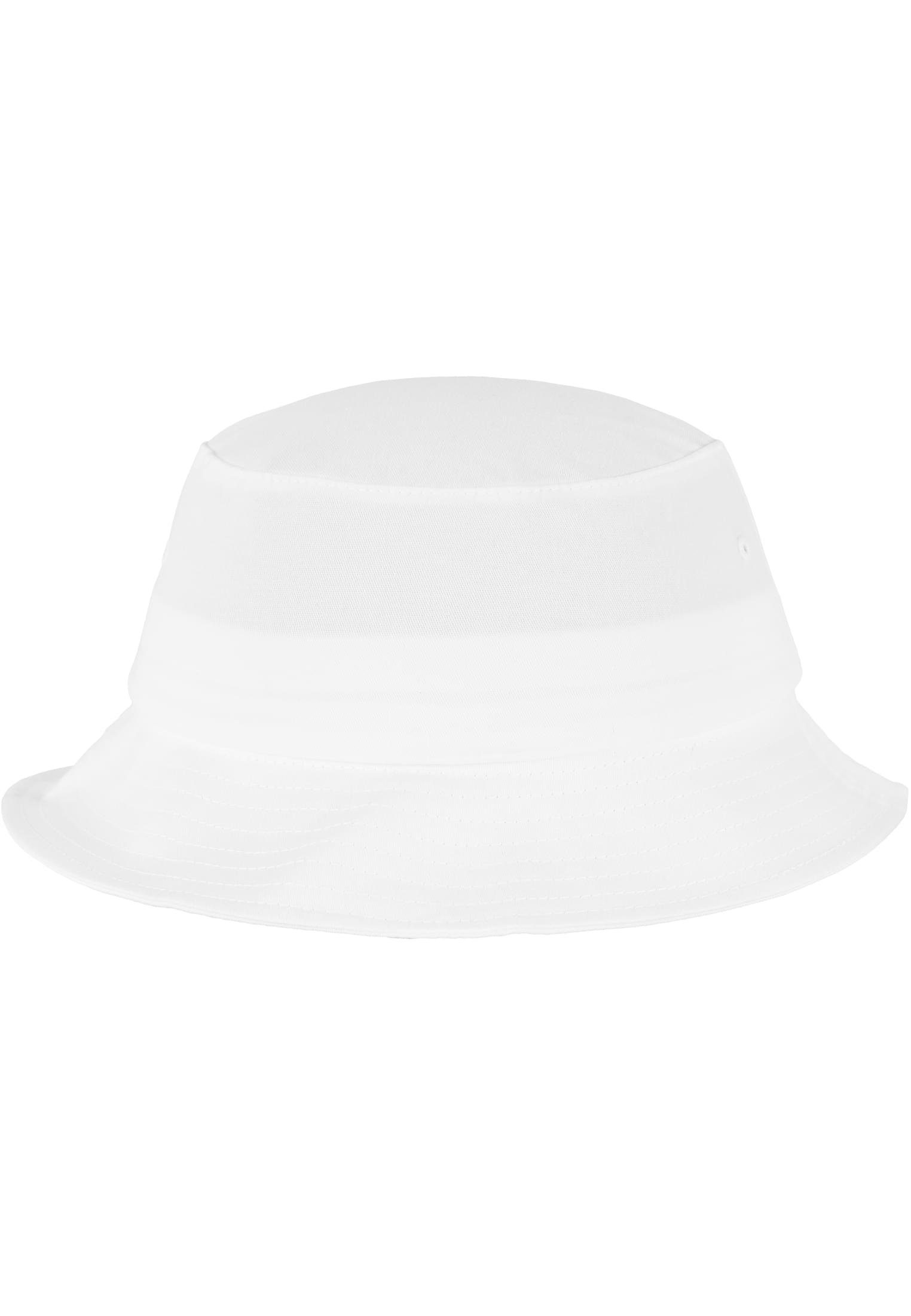 Vollständiges Produktsortiment! Cap Accessoires Bucket Hat white Flexfit Flexfit Twill Flex Cotton