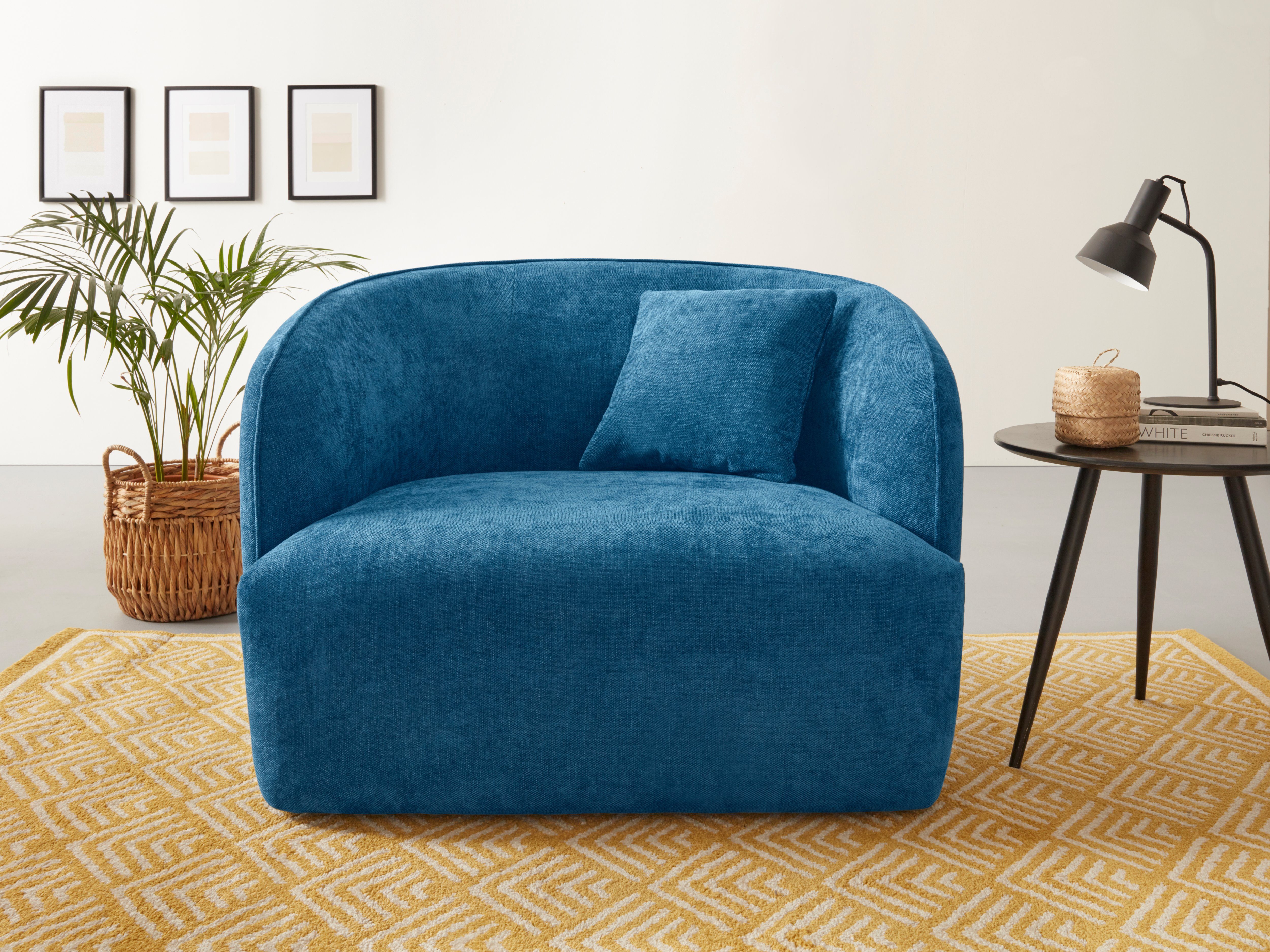 andas Sessel Knautschzone, auch mit Bouclé-Bezug günstig online kaufen