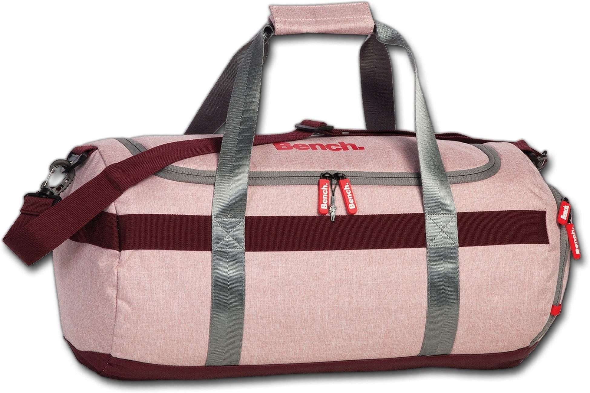 Bench. Reisetasche Bench sportliche Reisetasche rosa, Damen, Jugend Tasche  Textil-Polyester rosa