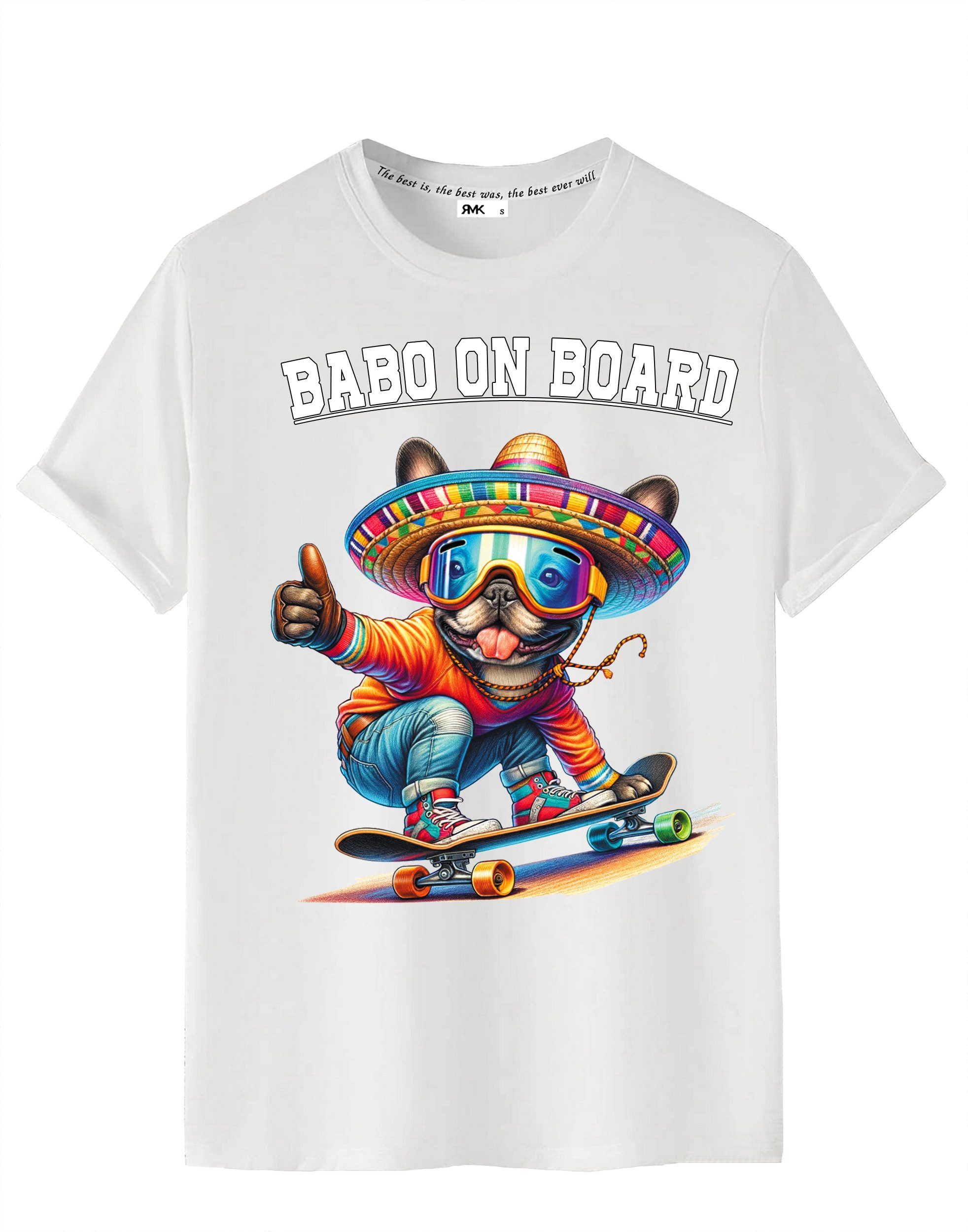 RMK T-Shirt Herren kurzarm Shirt Basic Rundhals Ausschnitt Skater aus Baumw günstig online kaufen