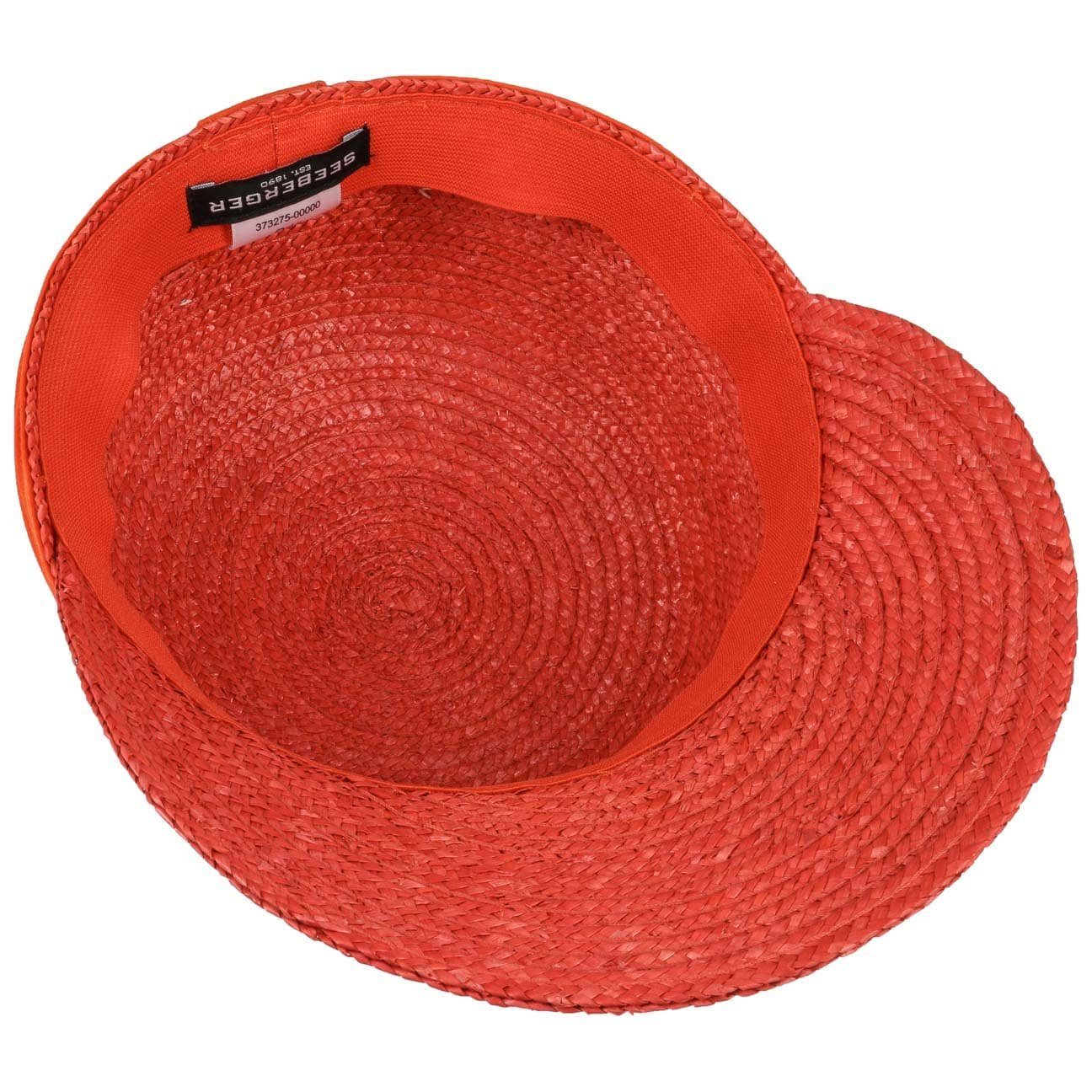 Schirm mit Seeberger Strohcap (1-St) orange Visor