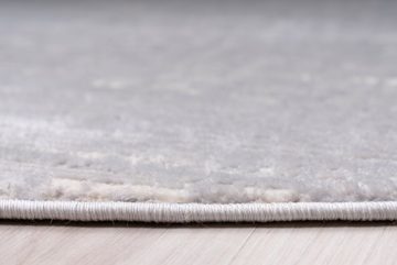 Teppich Ariano, Home affaire, rund, Höhe: 12 mm, Vintage, dezenter Glanz, Hoch-Tief-Struktur, Schrumpf-Carving-Effekt