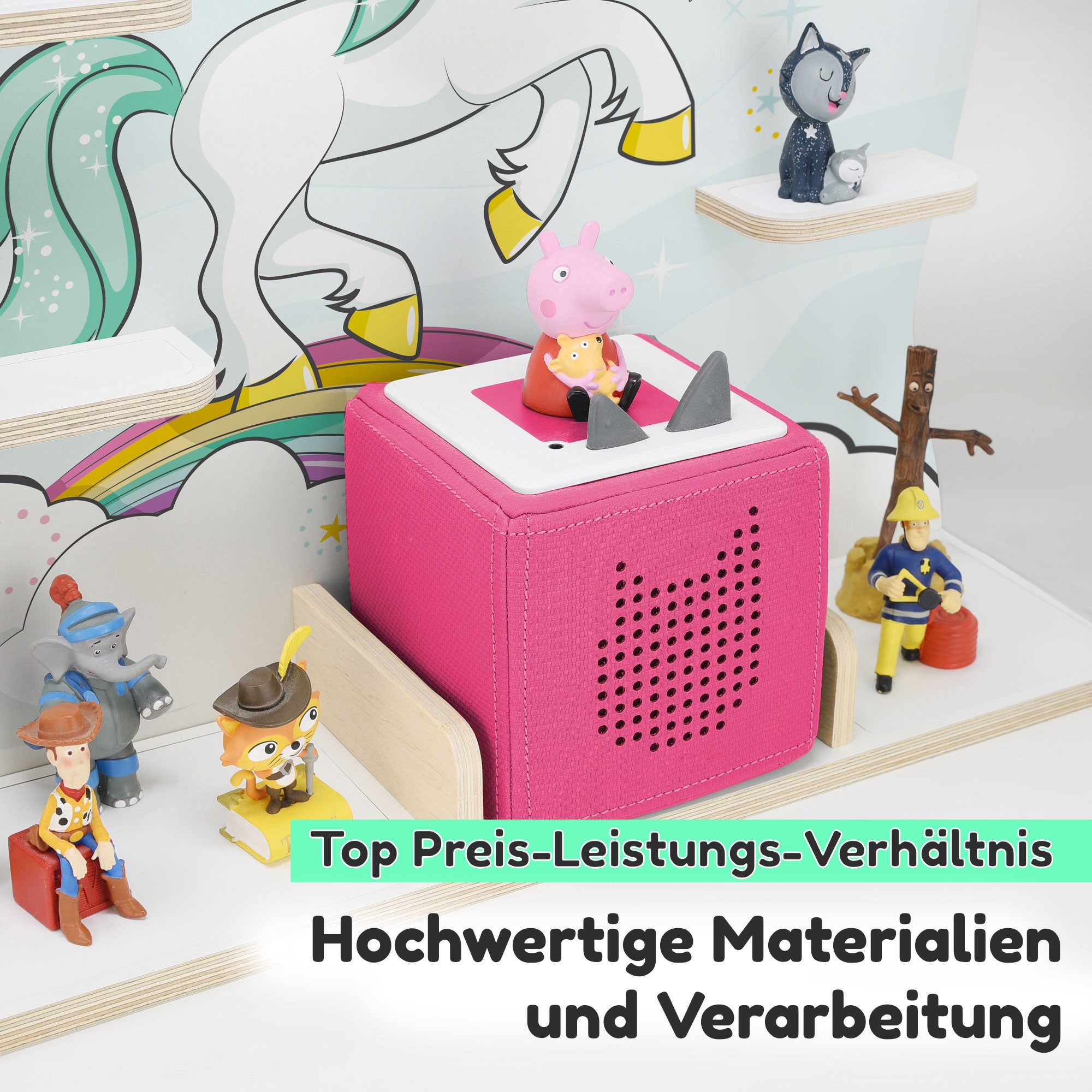 stadtecken Kinderregal geeignet für Toniebox und Tonies, zum Stellen & Häng günstig online kaufen