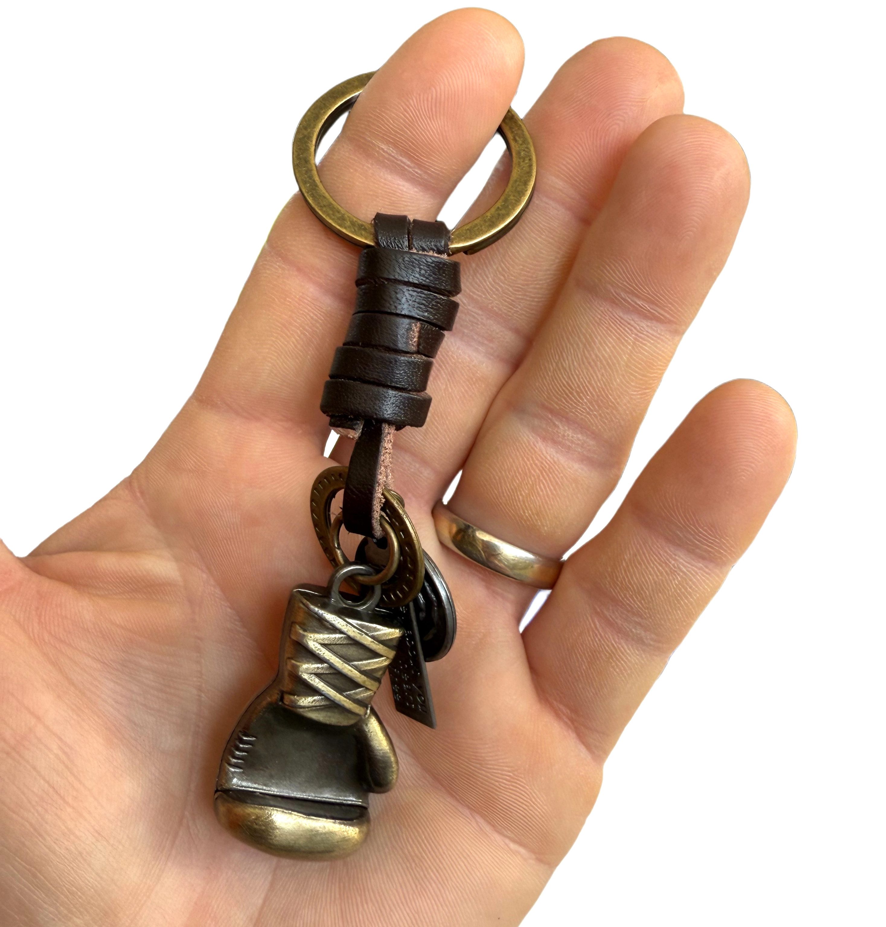 BAY-Sports Schlüsselanhänger Vintage Boxhandschuhe Boxen Kickboxen Kampfspo günstig online kaufen