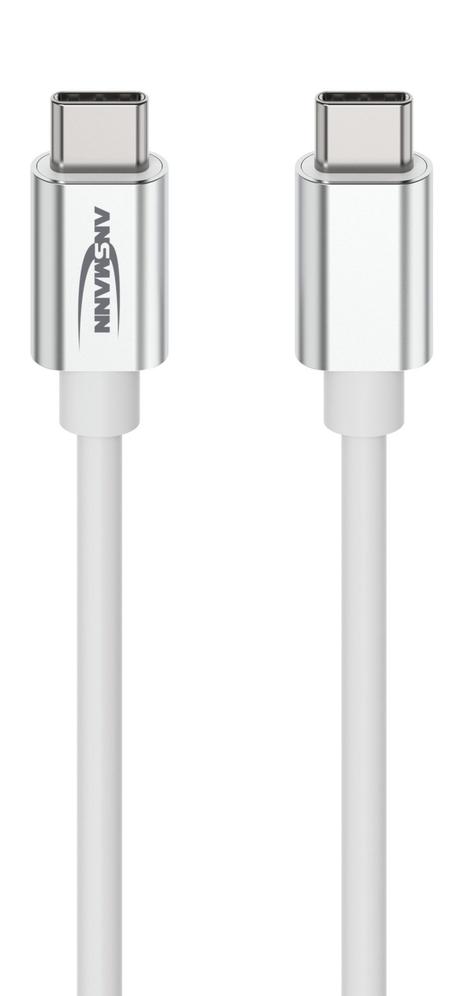 ANSMANN AG - USB C Ladekabel Datenkabel Typ C PD Schnellladekabel 120cm Weiß USB-Ladegerät