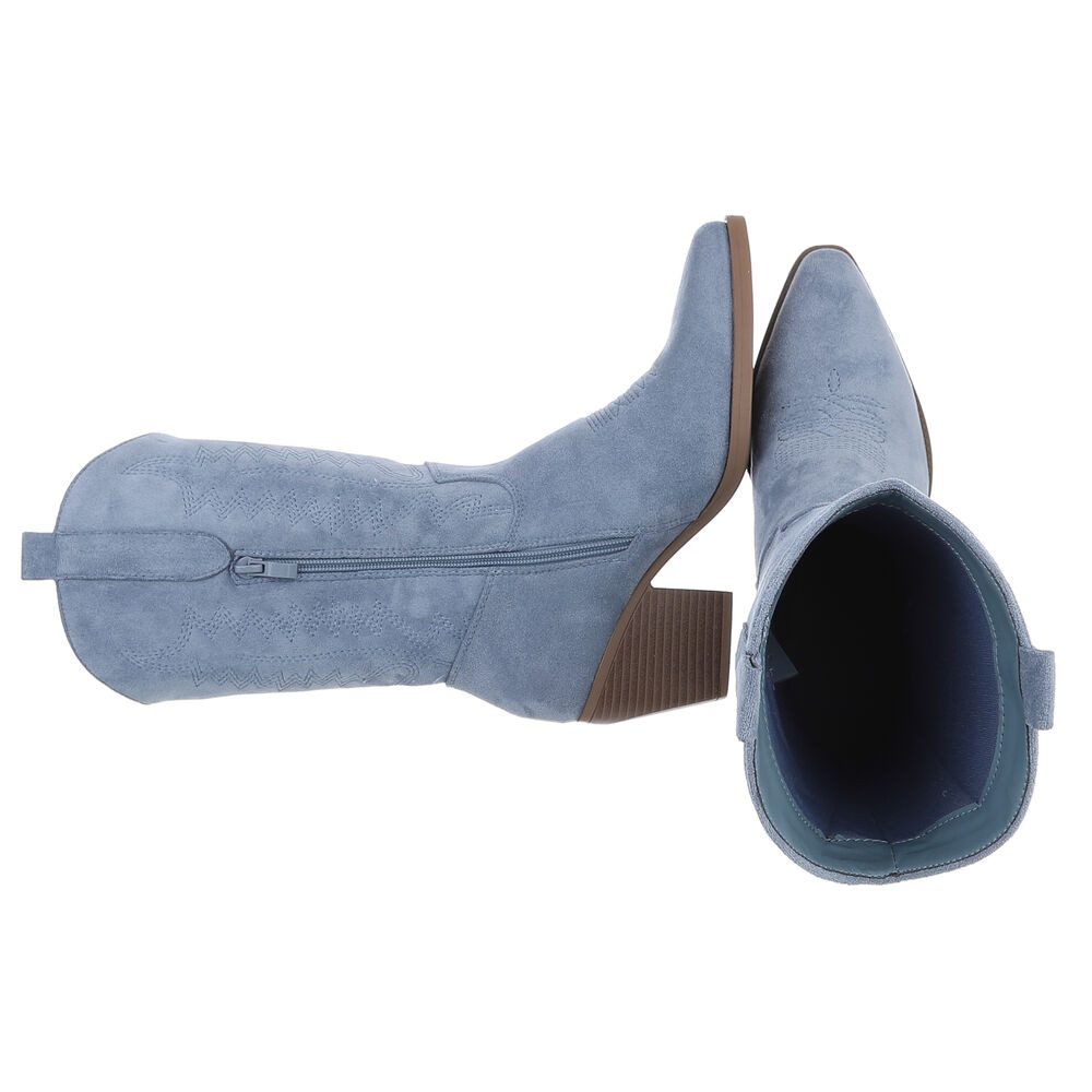 Ital-Design Stilvolle Damenstiefel aus hochwertigem Material Westernstiefel günstig online kaufen