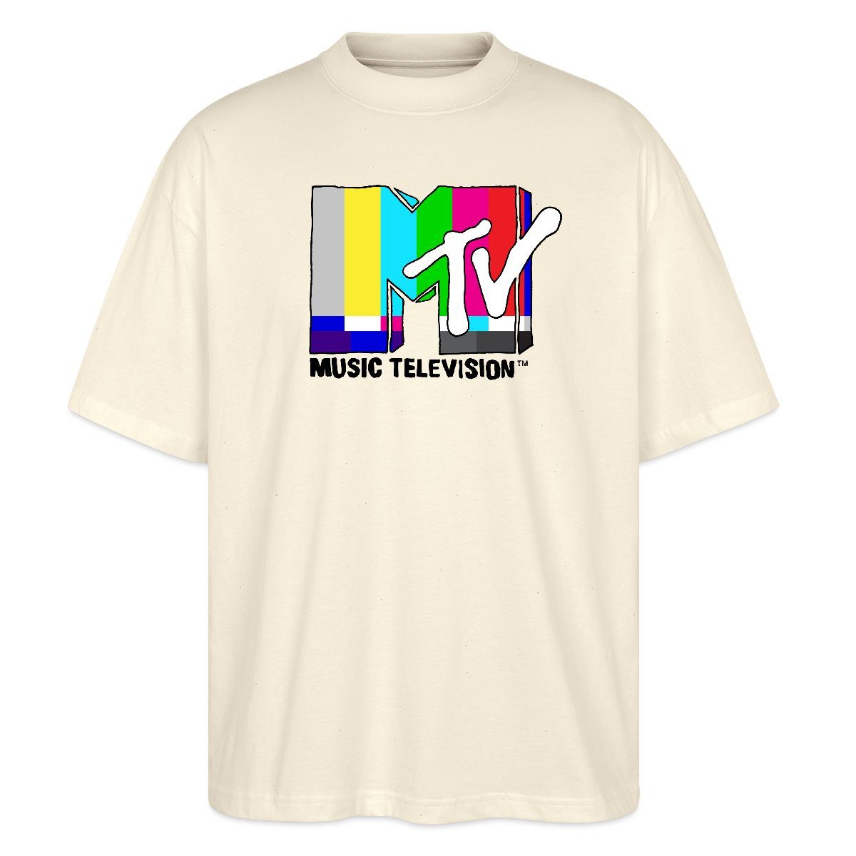T-Shirt MTV Music Television TV-Statik-Logo Oversize Unisex T-Shirt