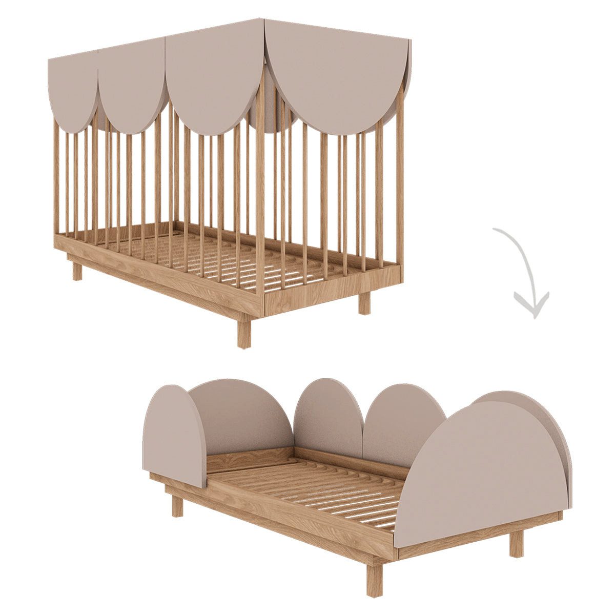 Petits-meubles Babybett Bloom