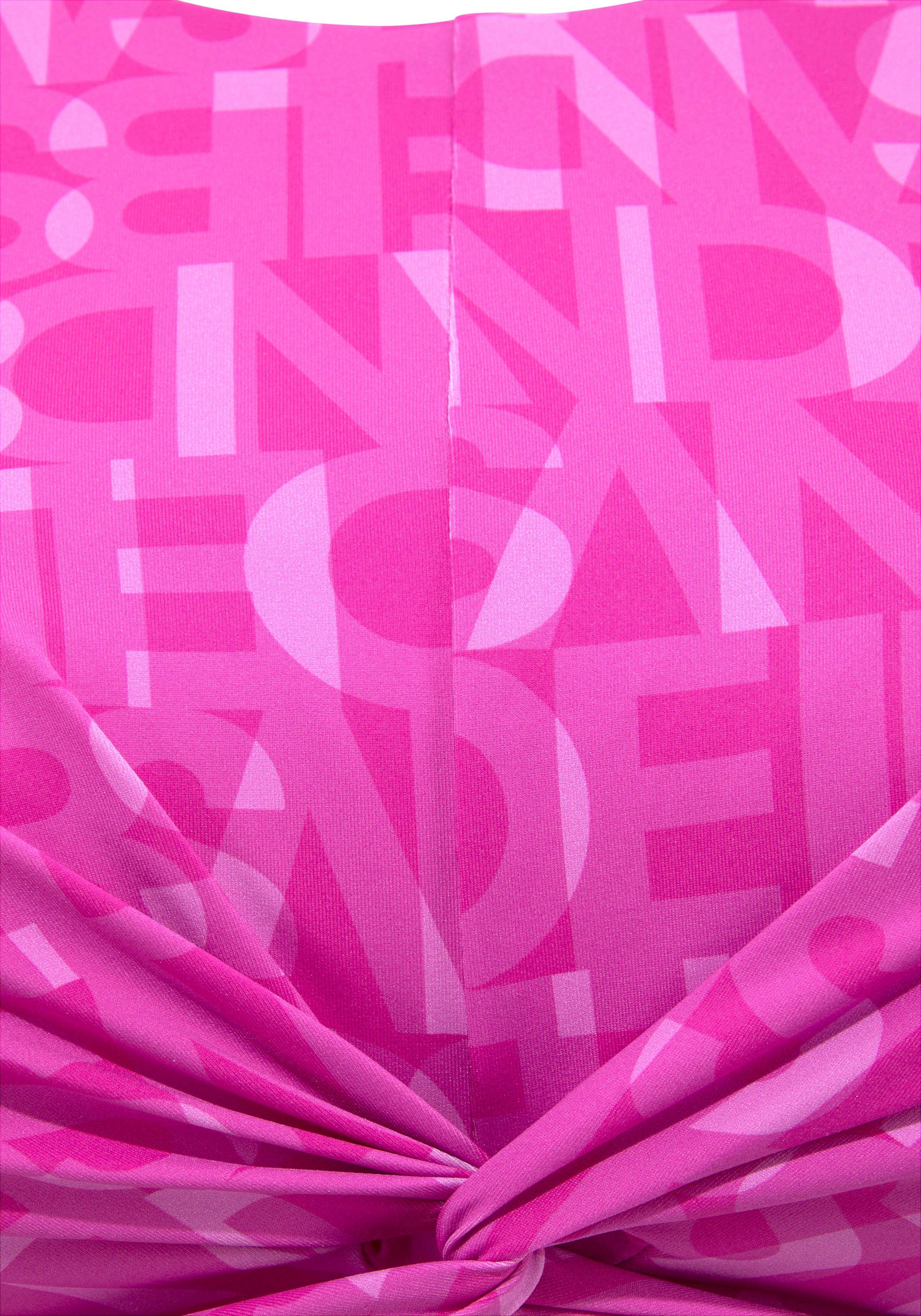 Elbsand Crop-Bikini-Top Letra, mit tollem Wording
