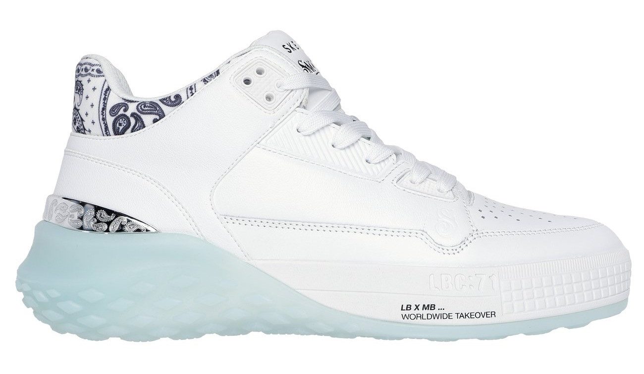 Skechers SIZZLE-SNOOP SIZZLE BUCKETS Sneaker, Schnürschuh, Freizeitschuh, MidCut mit Air-Cooled Memory Foam