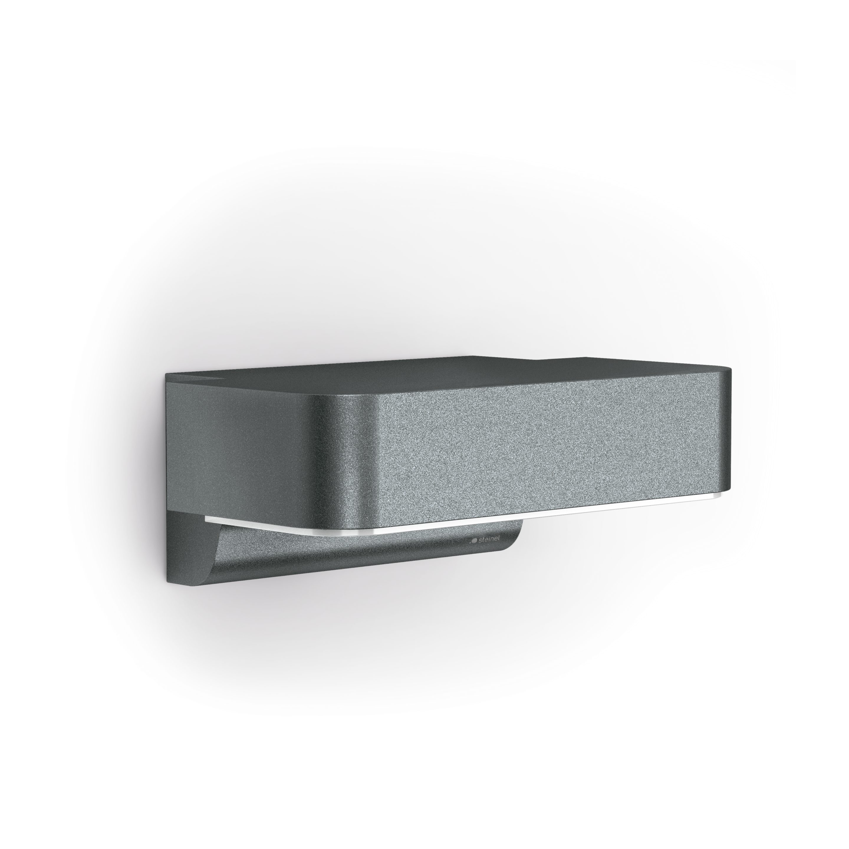 steinel Außen-Wandleuchte L 800 SC bugfriendly, Bewegungsmelder und Bluetooth, LED fest integriert, Lichtfarbe: Amber/Bernstein, Bugfriendly, anthrazit, 7,7 W