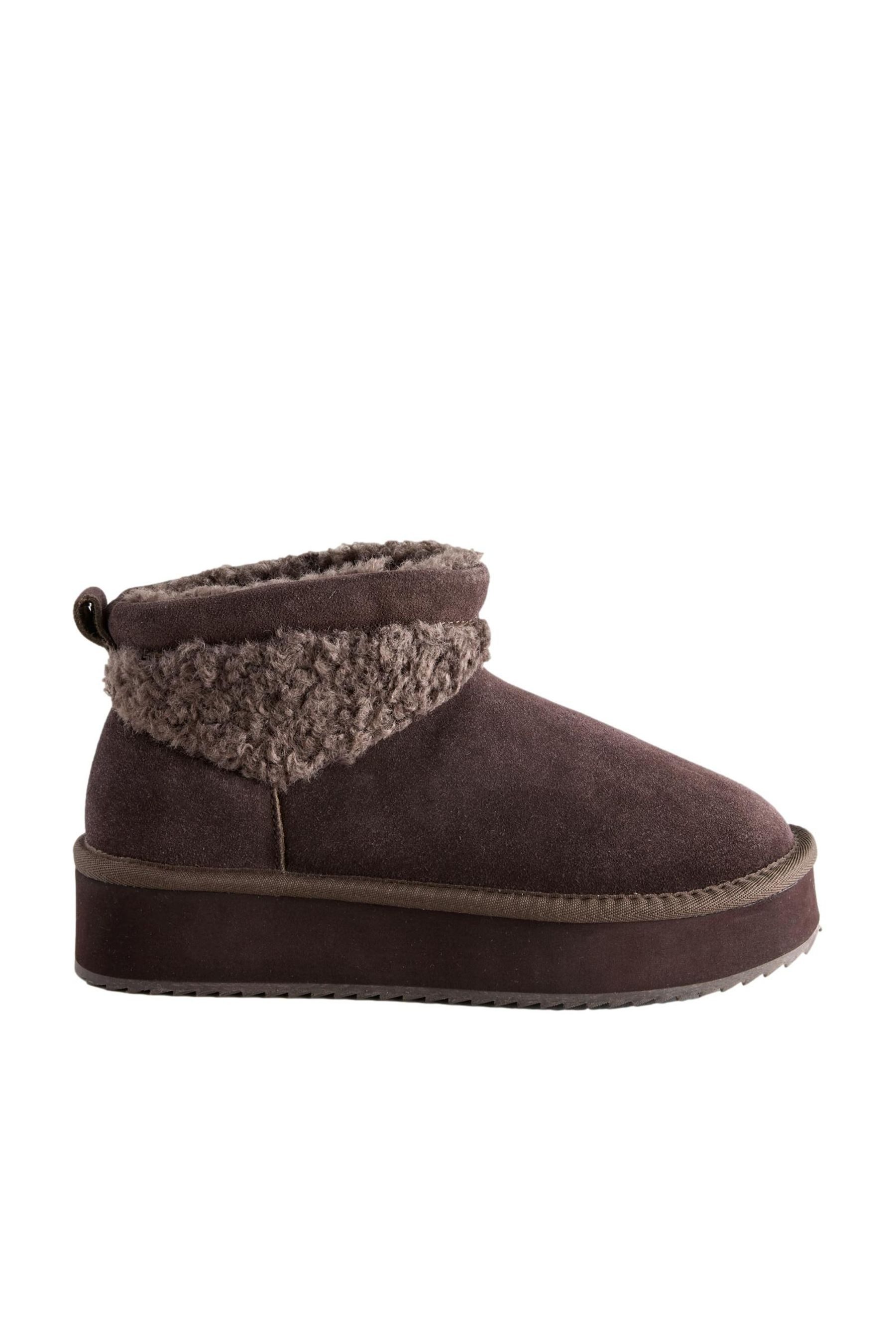 Chocolate Brown Suede