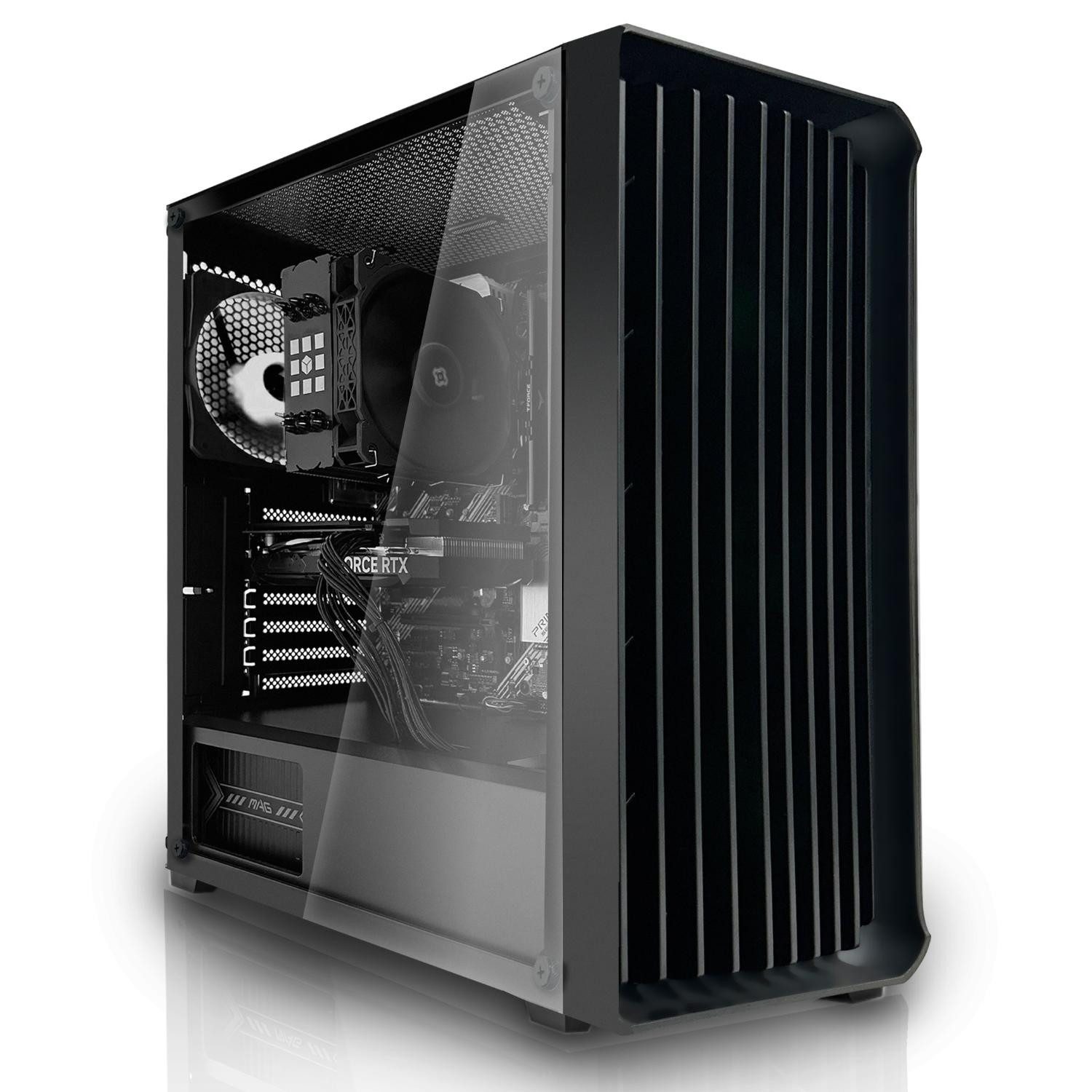 SYSTEMTREFF PC (Intel 12100F 12100F, GT 710, 16 GB RAM, Luftkühlung)