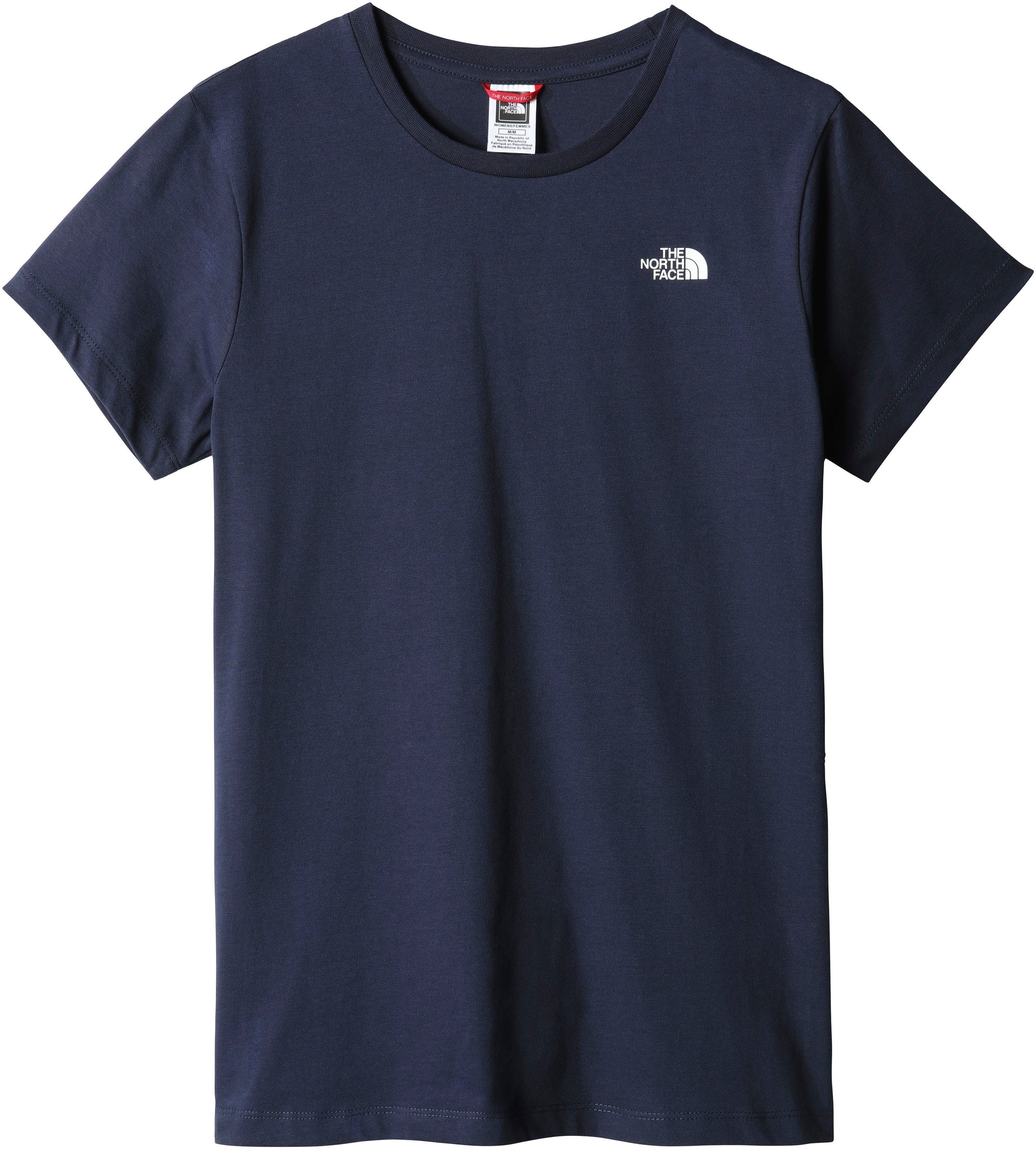 Logodruck Face T-Shirt DOME SIMPLE North The mit TEE blue