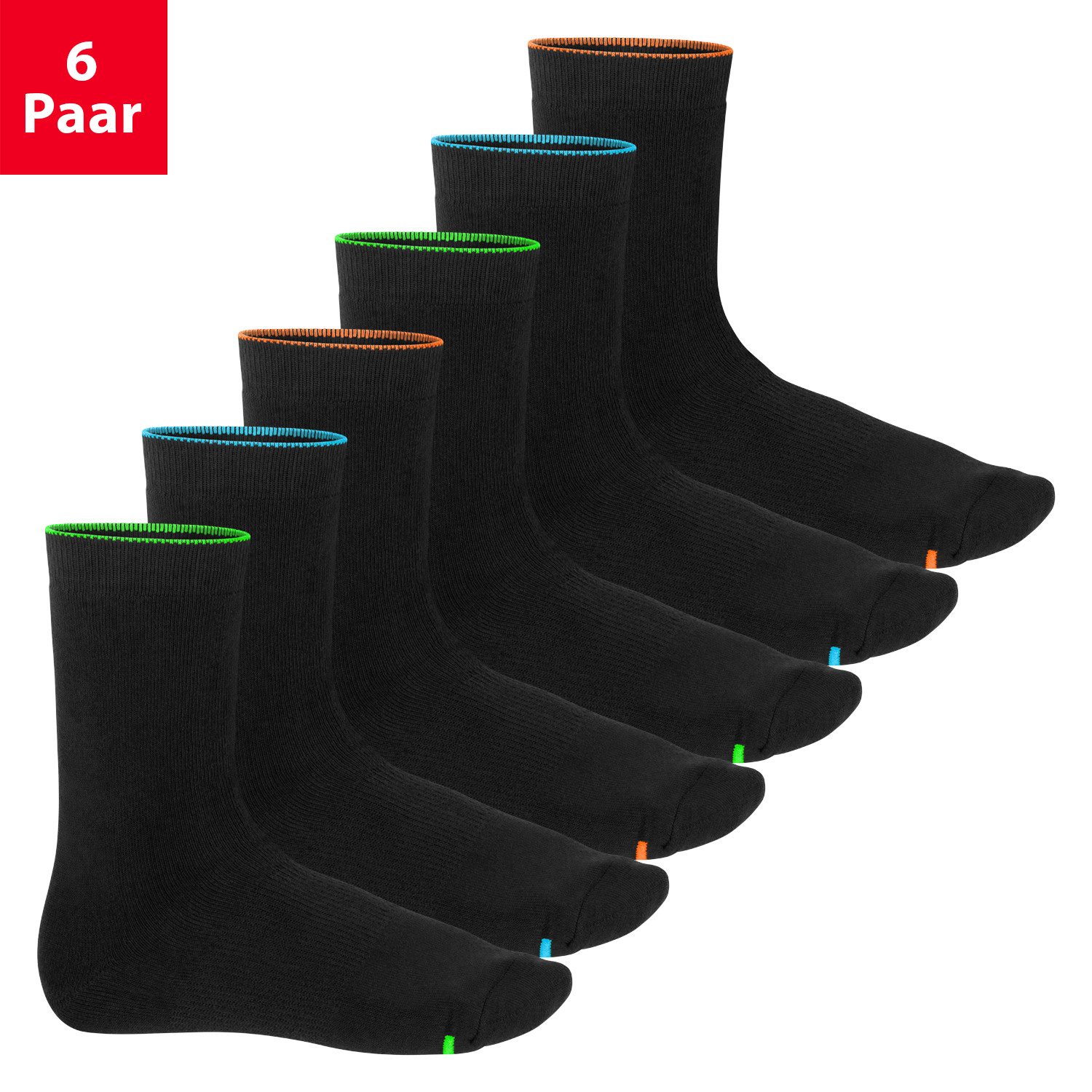 Footstar Термошкарпетки Damen&Herren Wintersocken (6 Paar) Warme Vollfrottee Thermo Socken