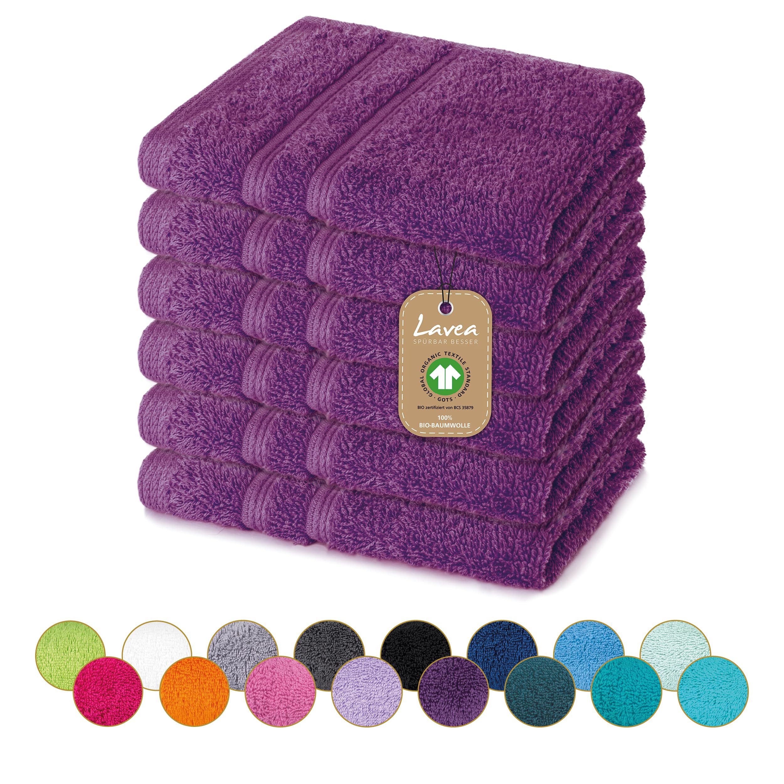 Lavea Handtuch Set Bio-Baumwoll Serie Bali, günstig online kaufen