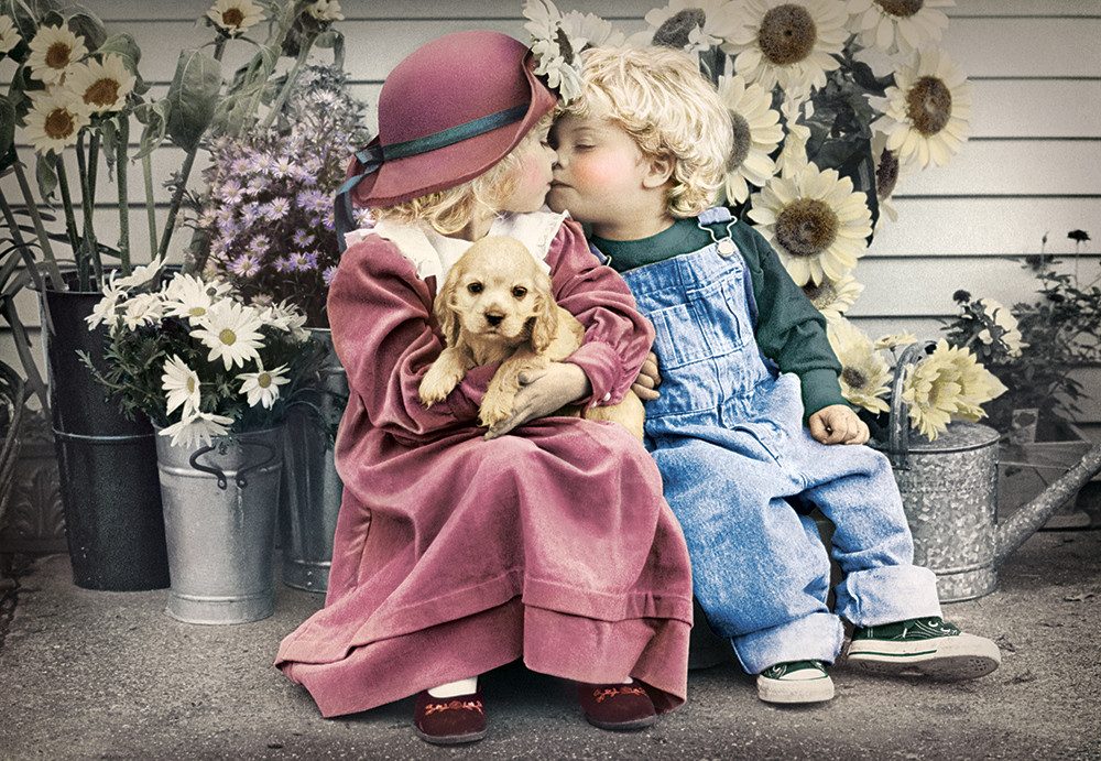 Castorland Puzzle Erste große Liebe, Puzzleteile