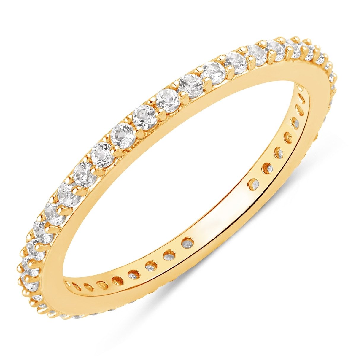 Rafaela Donata Fingerring gelbgold, Topas günstig online kaufen