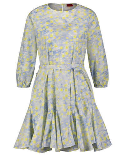 HUGO Druckkleid Damen Kleid KAROMALLA aus Baumwolle (1-tlg)